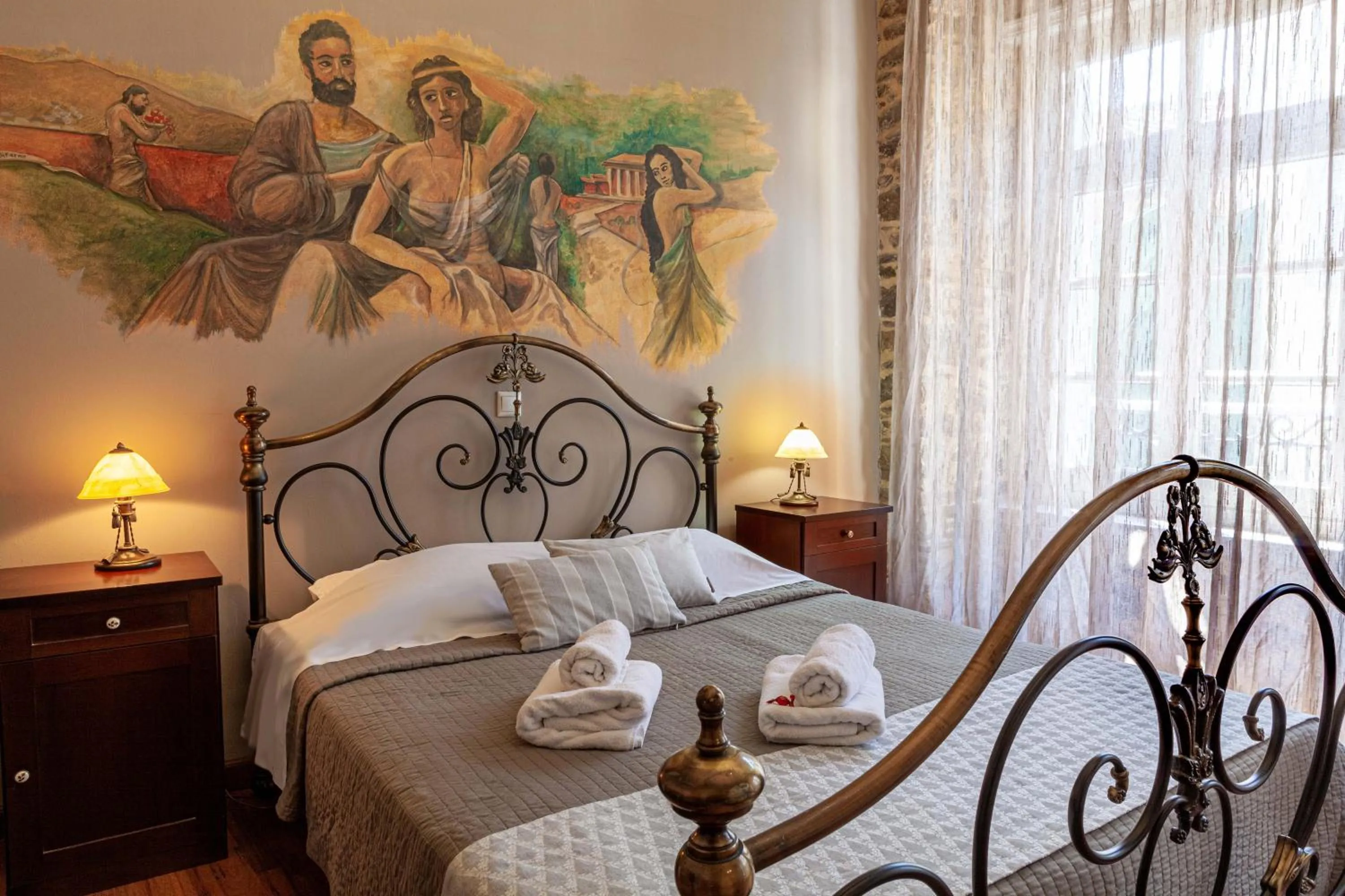 Photo of the whole room, Bed in Althaia Pension