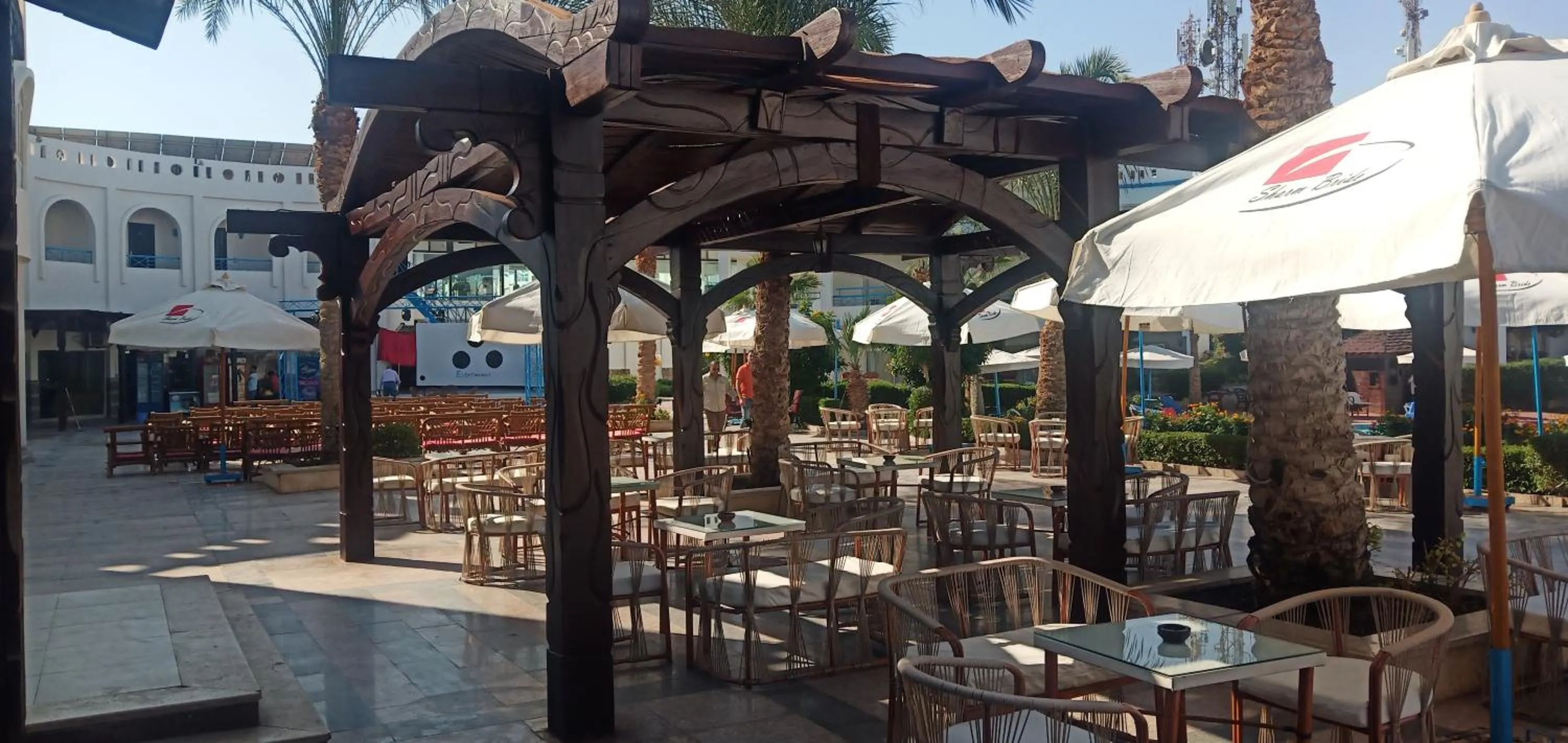 Patio in Sharm Bride Resort Aqua & SPA