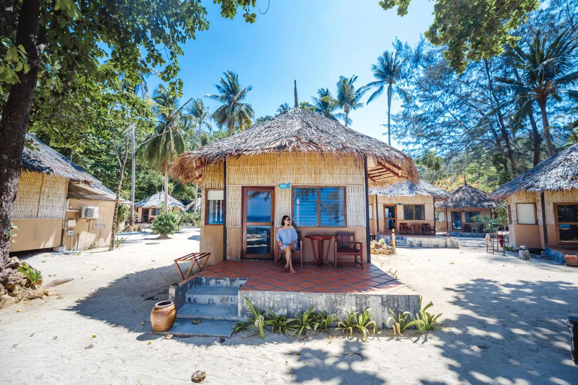 Patio in Mayalay Resort-Green Hotel
