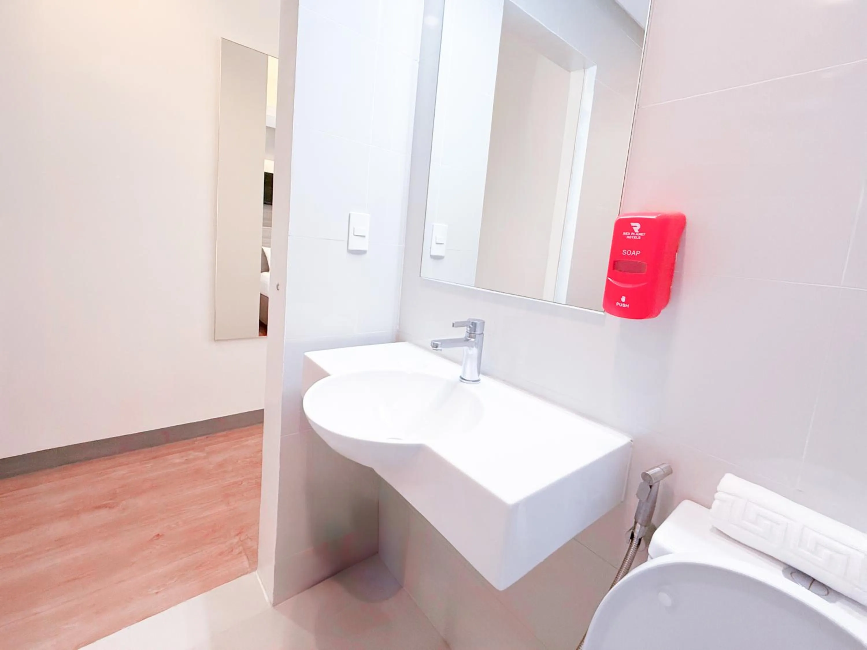 Bathroom in Red Planet Makati Avenue Manila