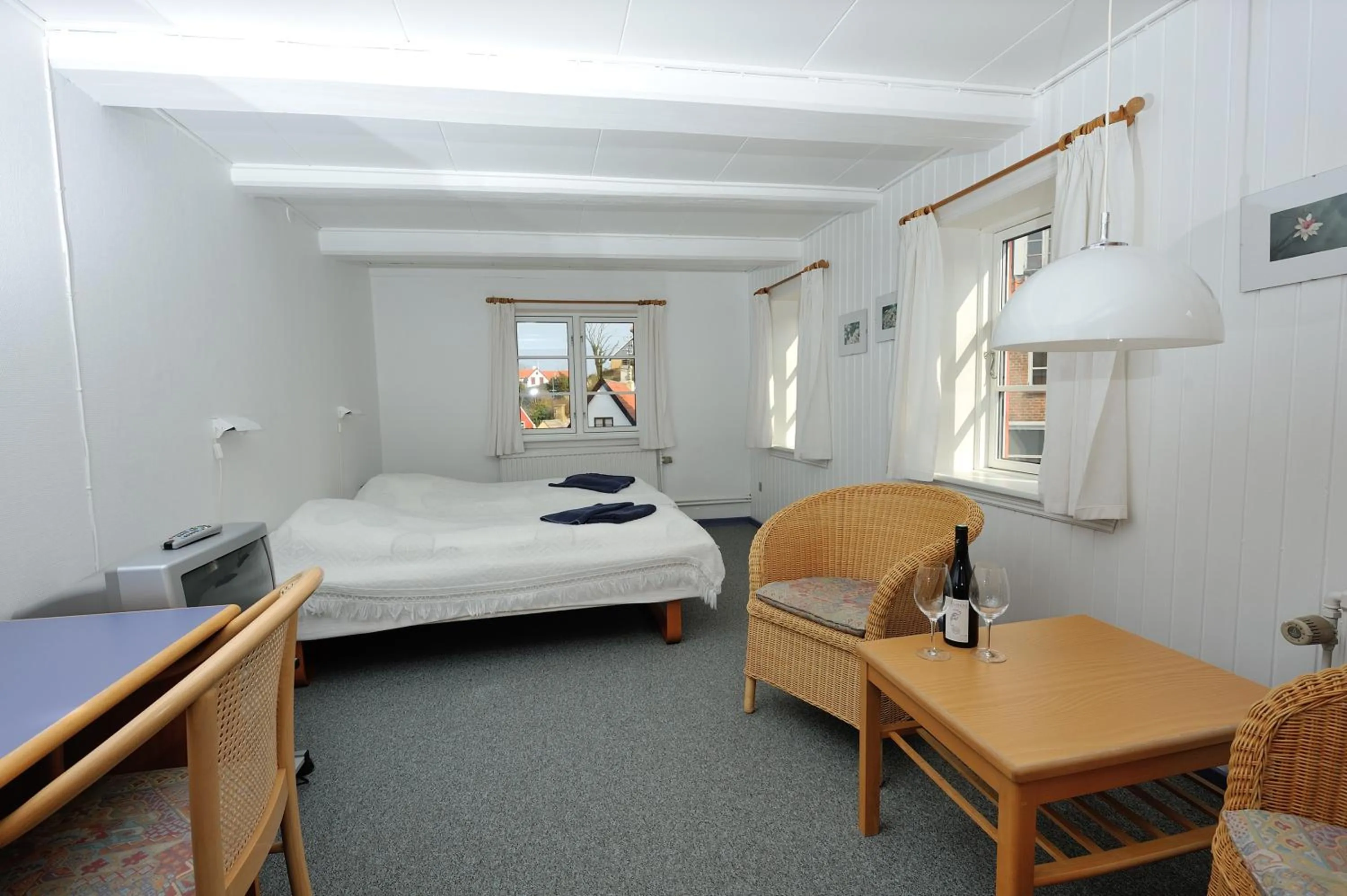 Bed in Hotel Gudhjem