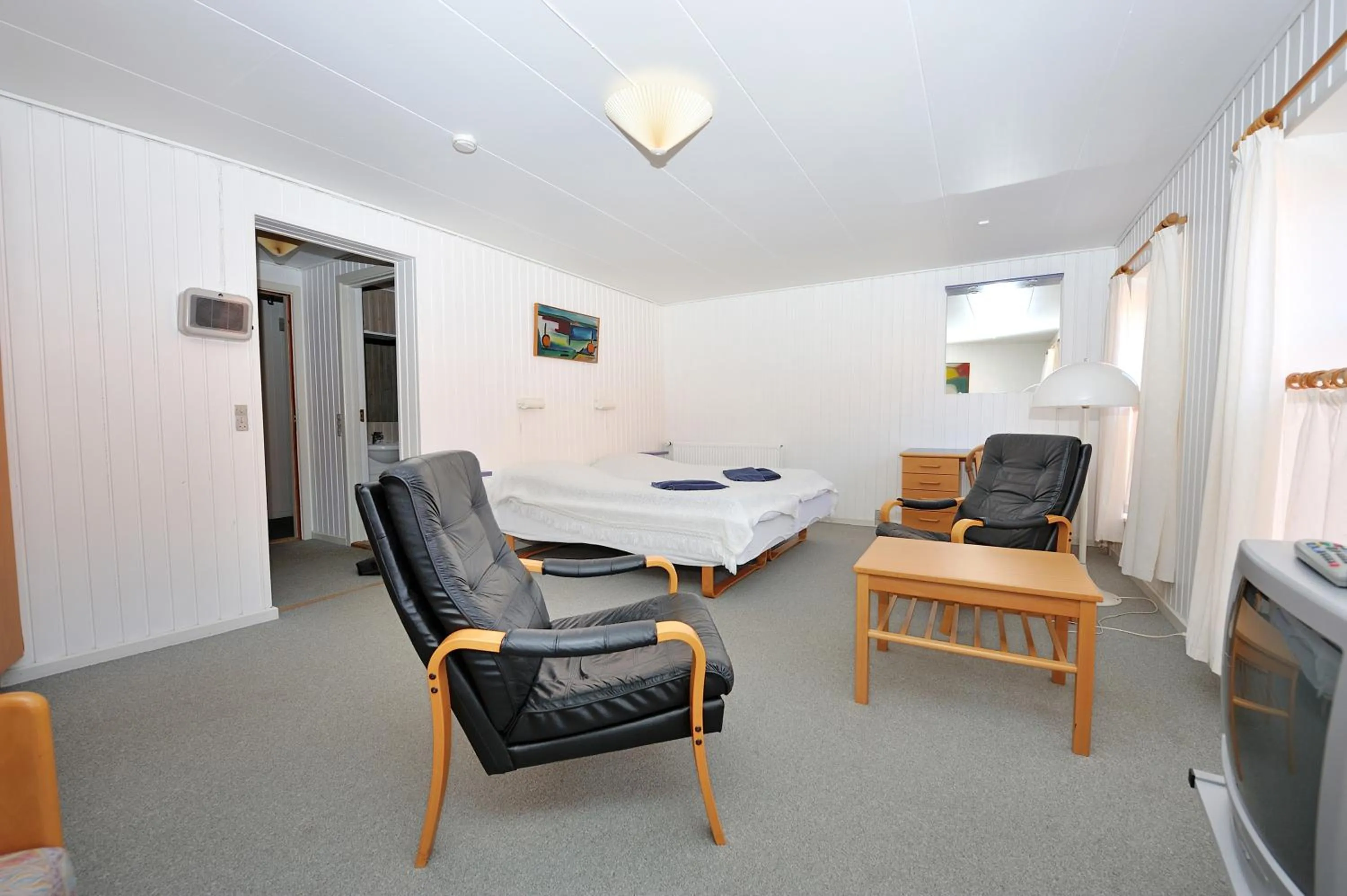 Bed in Hotel Gudhjem