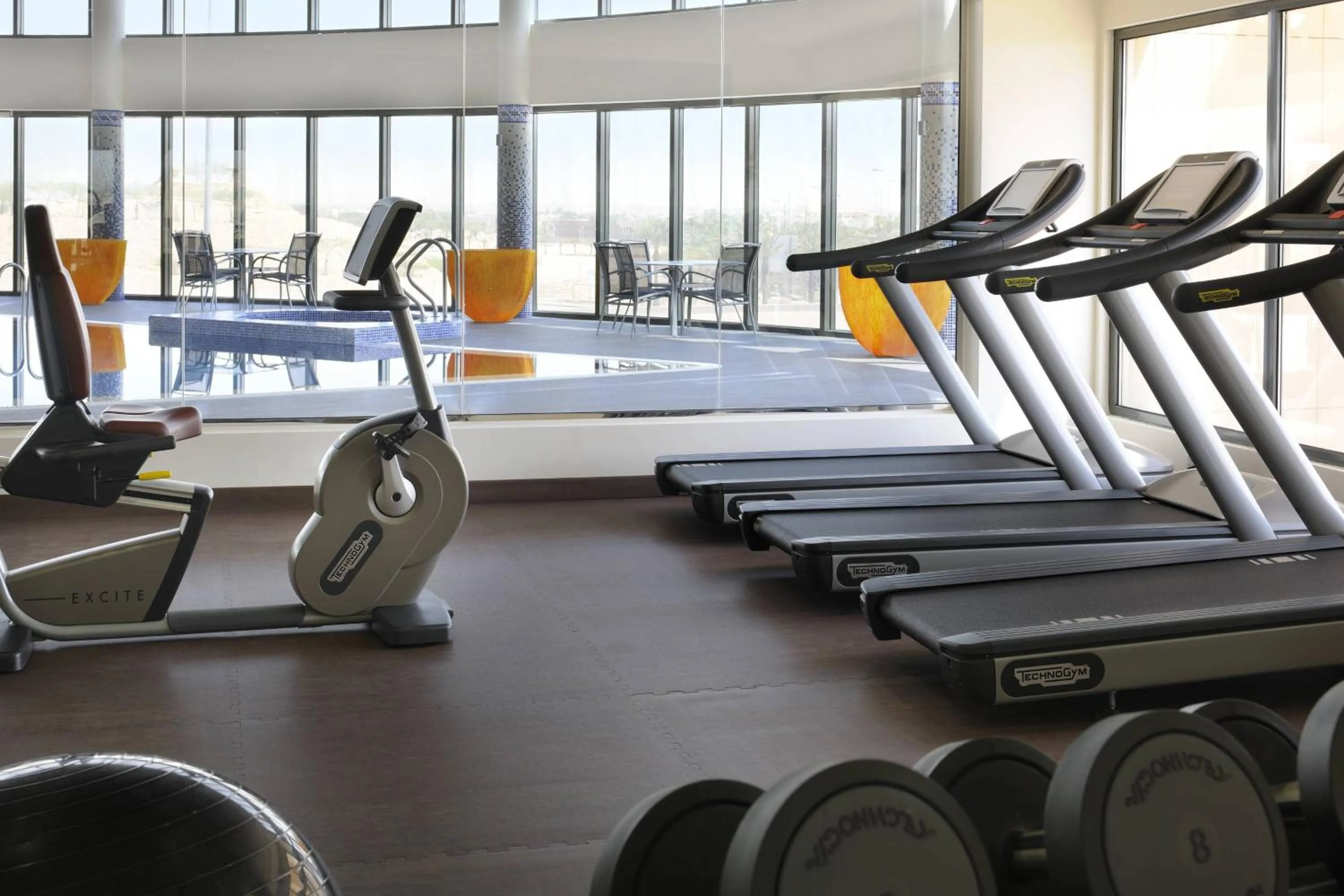 Fitness centre/facilities in Courtyard by Marriott Riyadh Diplomatic Quarter