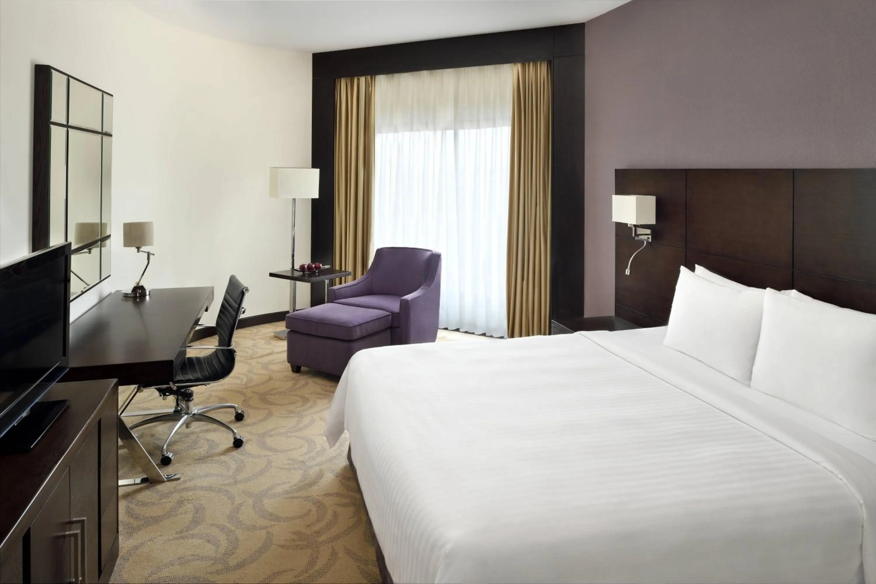 Photo of the whole room, Bed in Courtyard by Marriott Riyadh Diplomatic Quarter