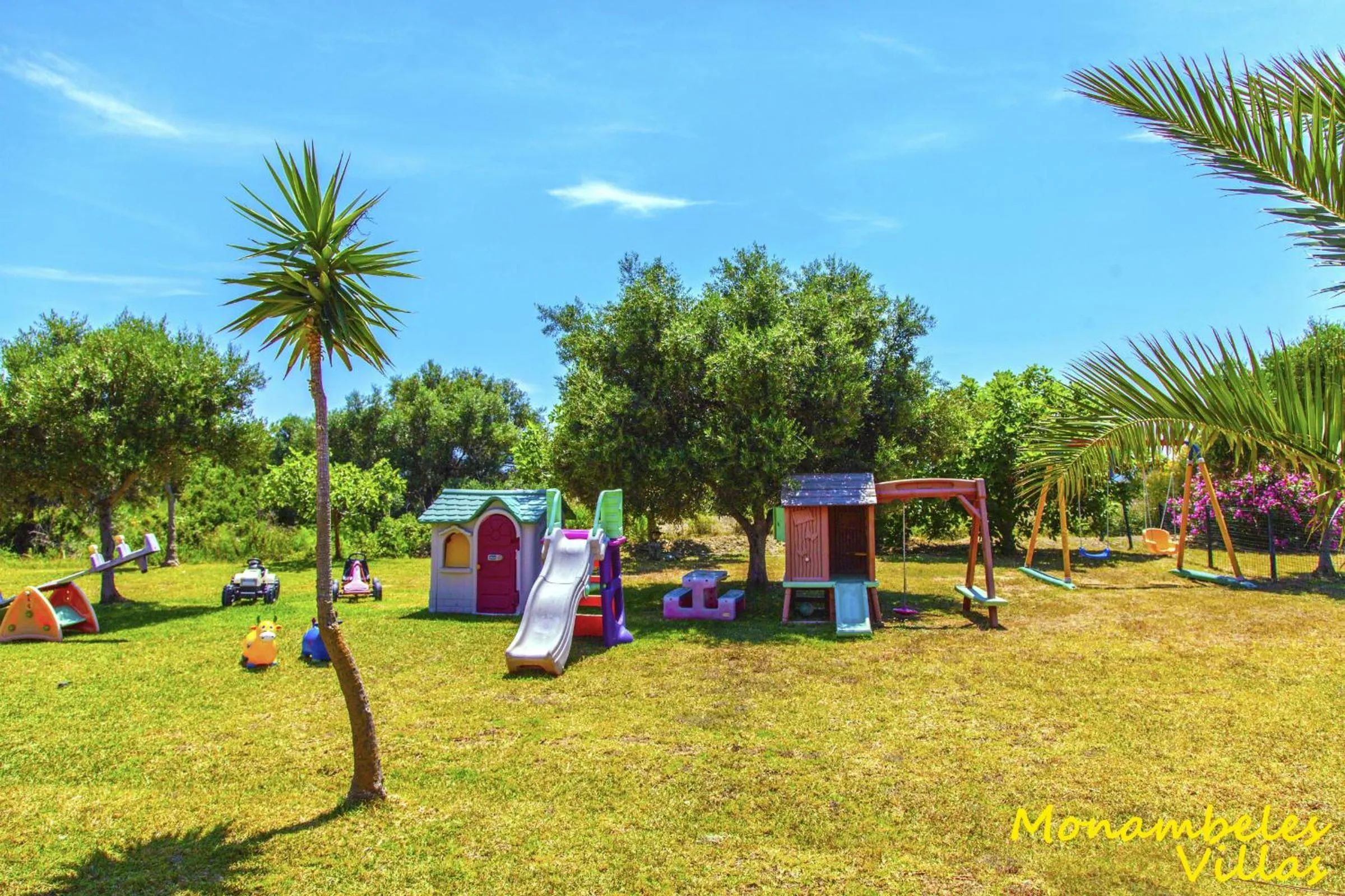 Children play ground in Monambeles Villas