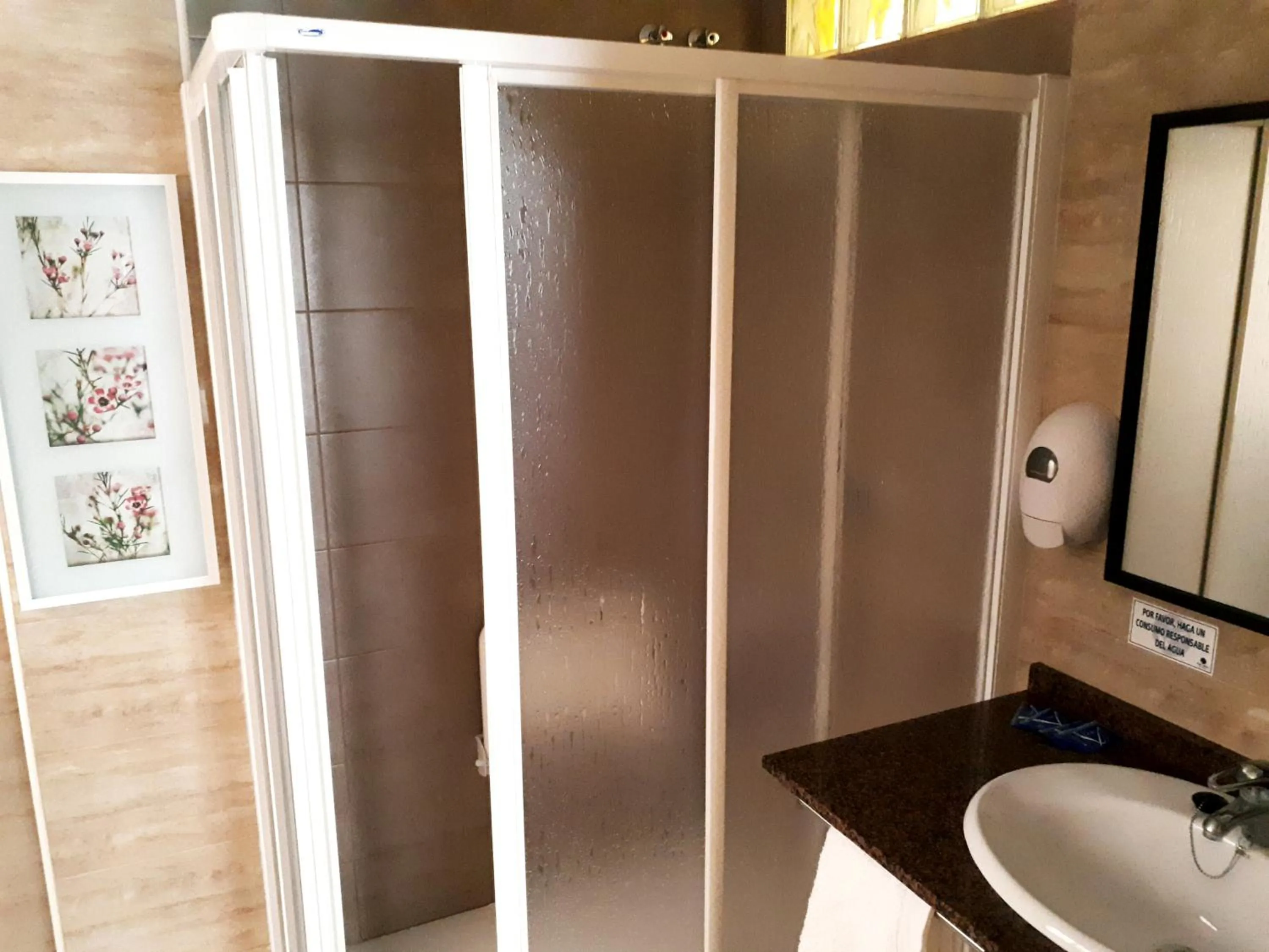 Shower in Hotel Alaska