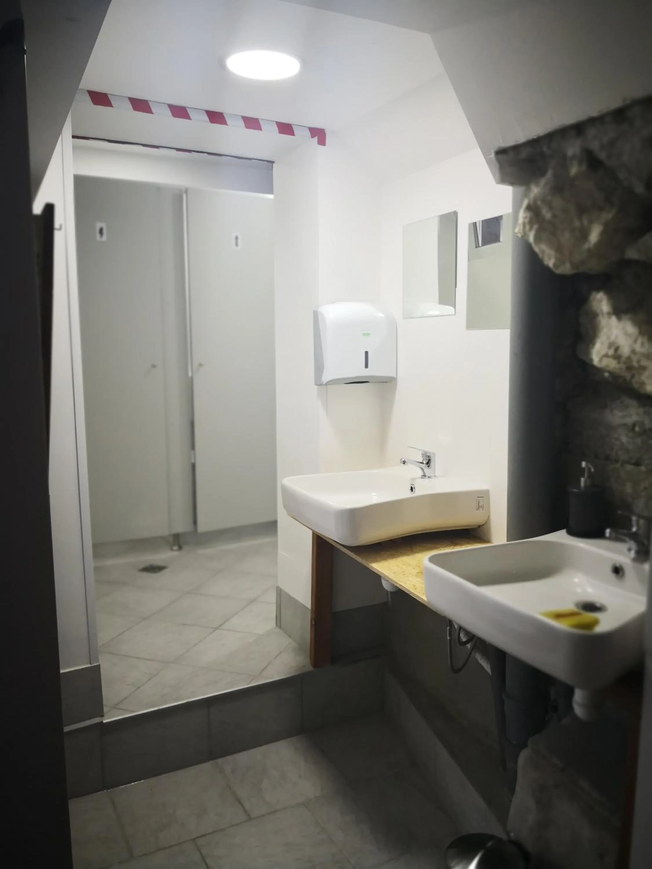 Bathroom in Bus Station Beds
