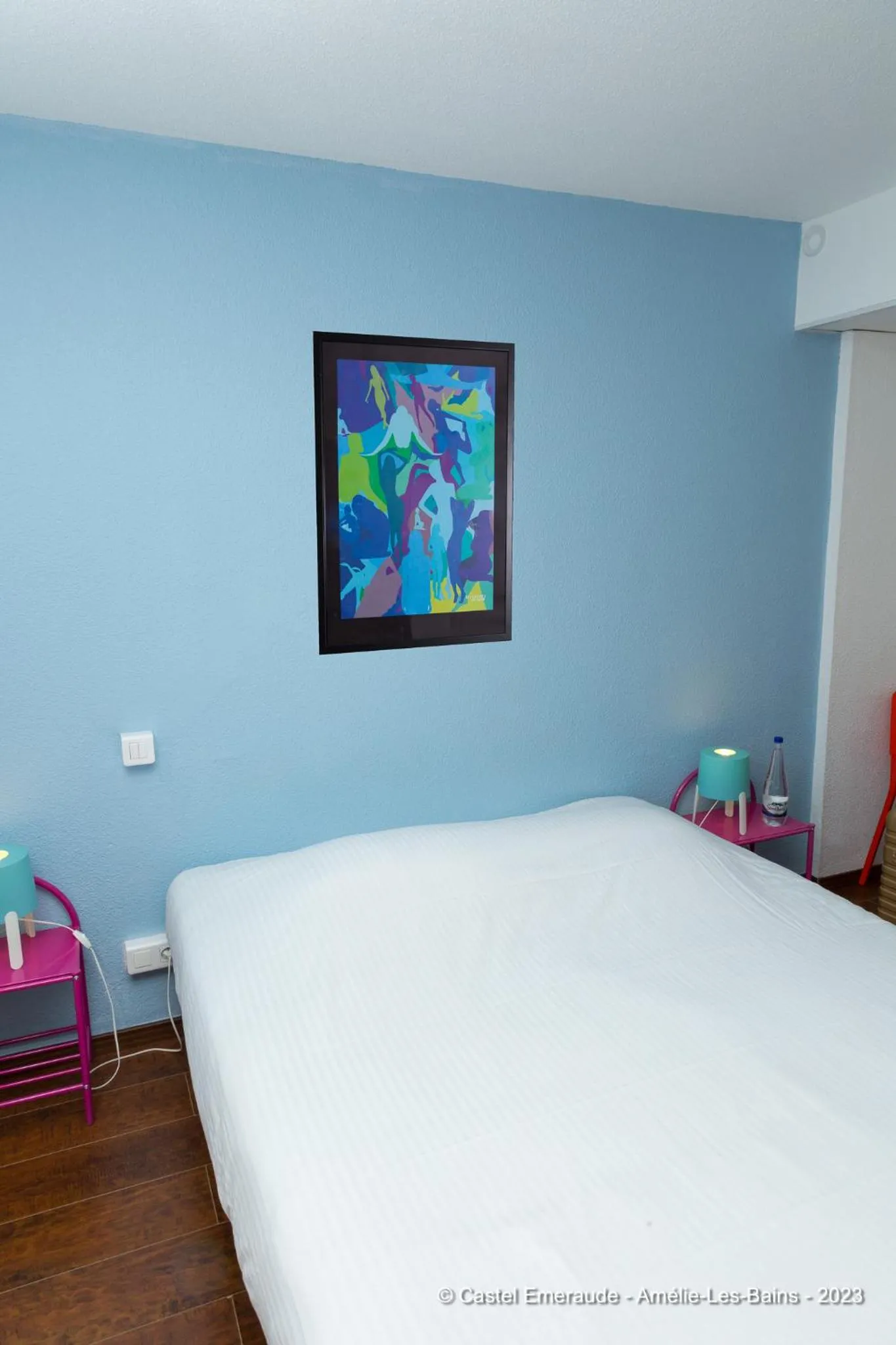Bed in Appart'Hotel Castel Emeraude, Charme et Caractère