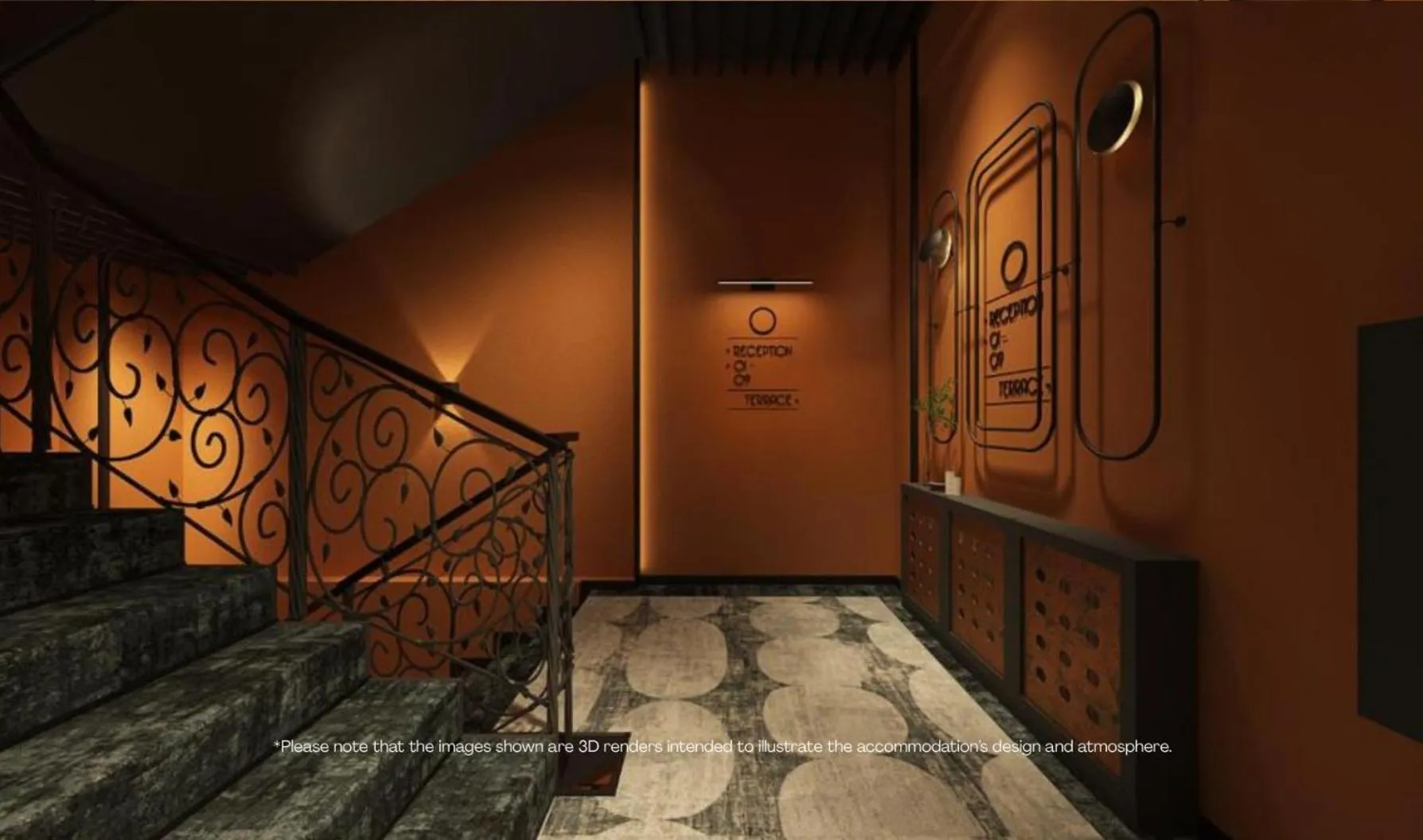 Lobby or reception in Hotel Trianon