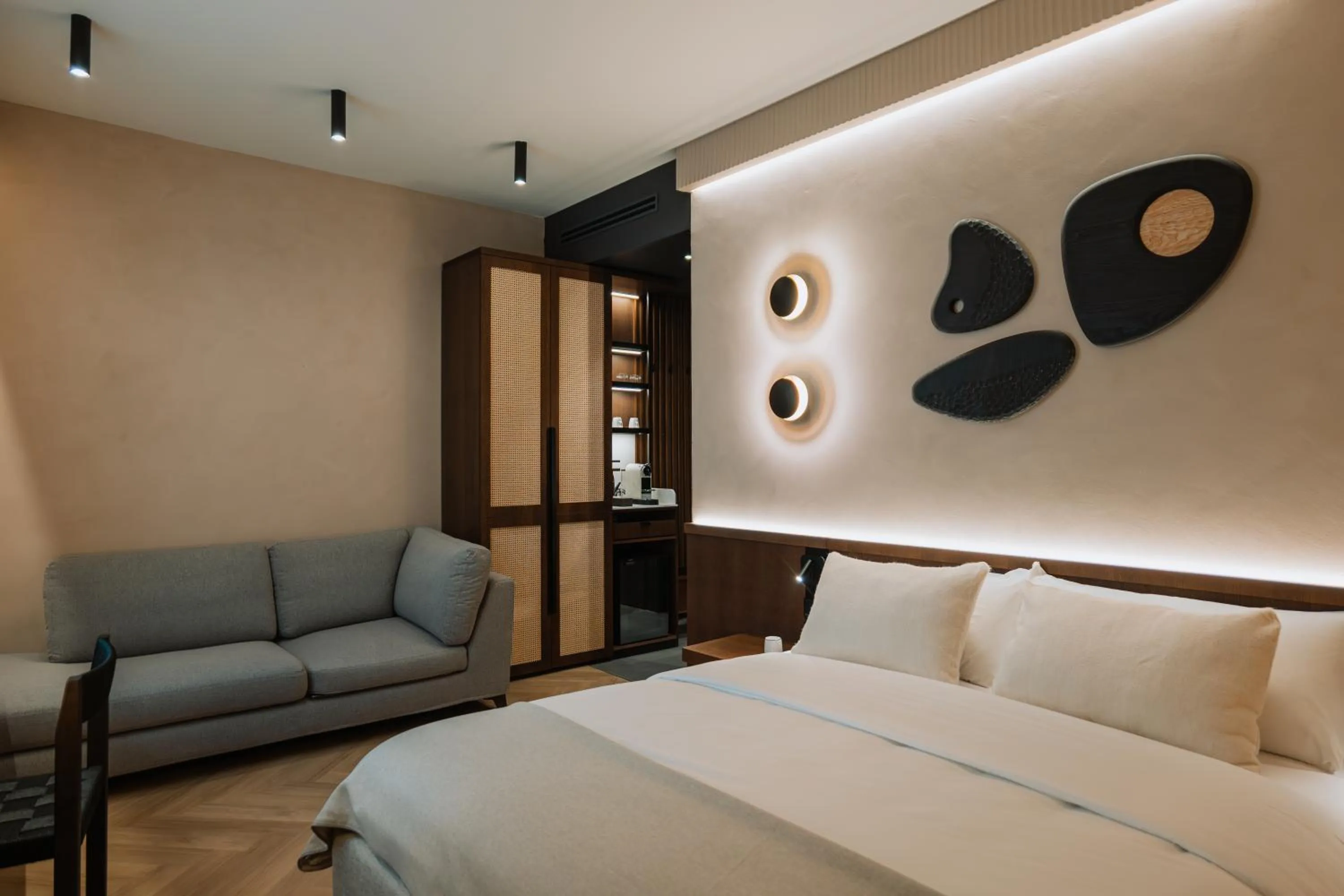 Bed in Hotel Trianon