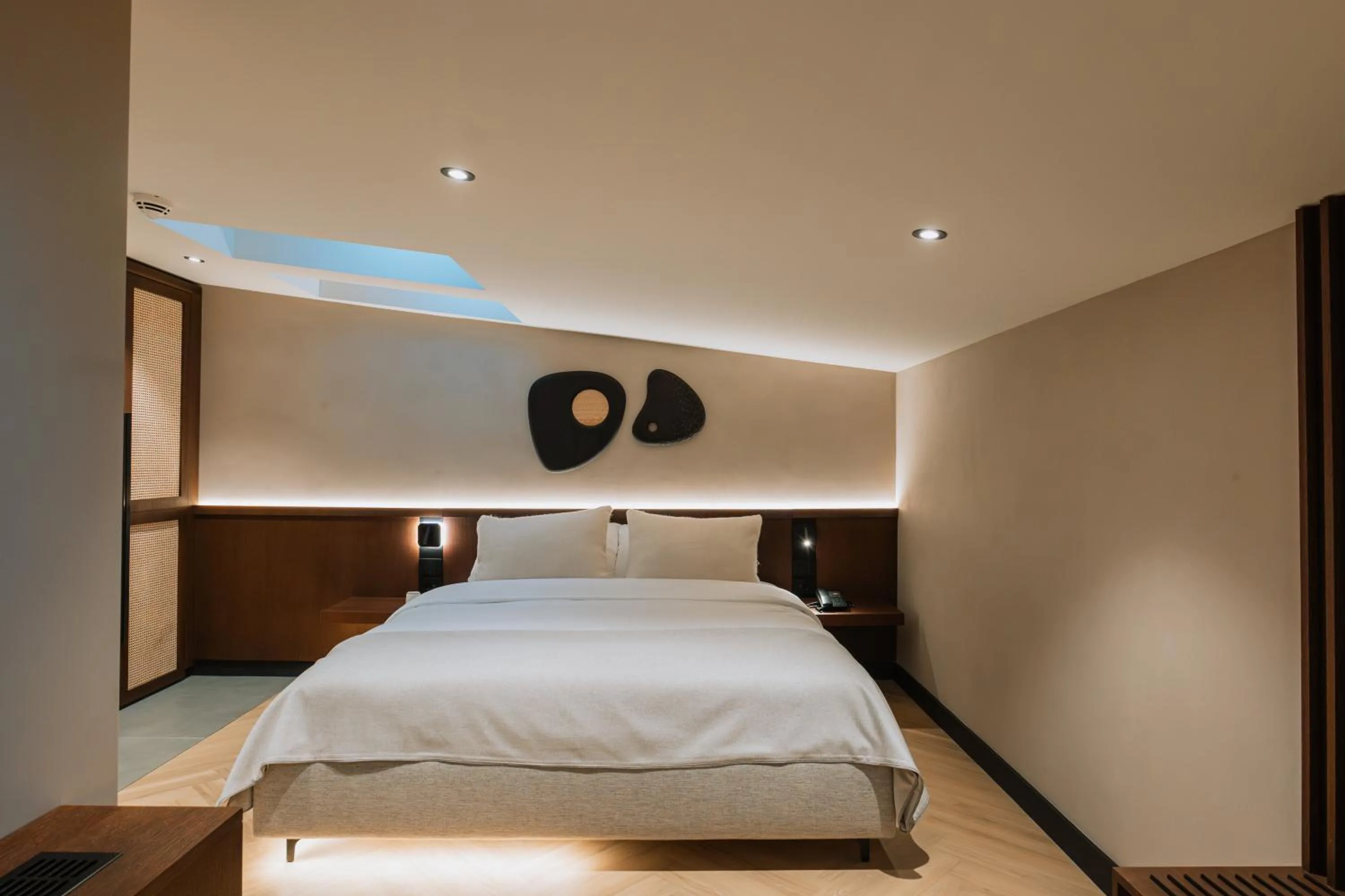 Bed in Hotel Trianon