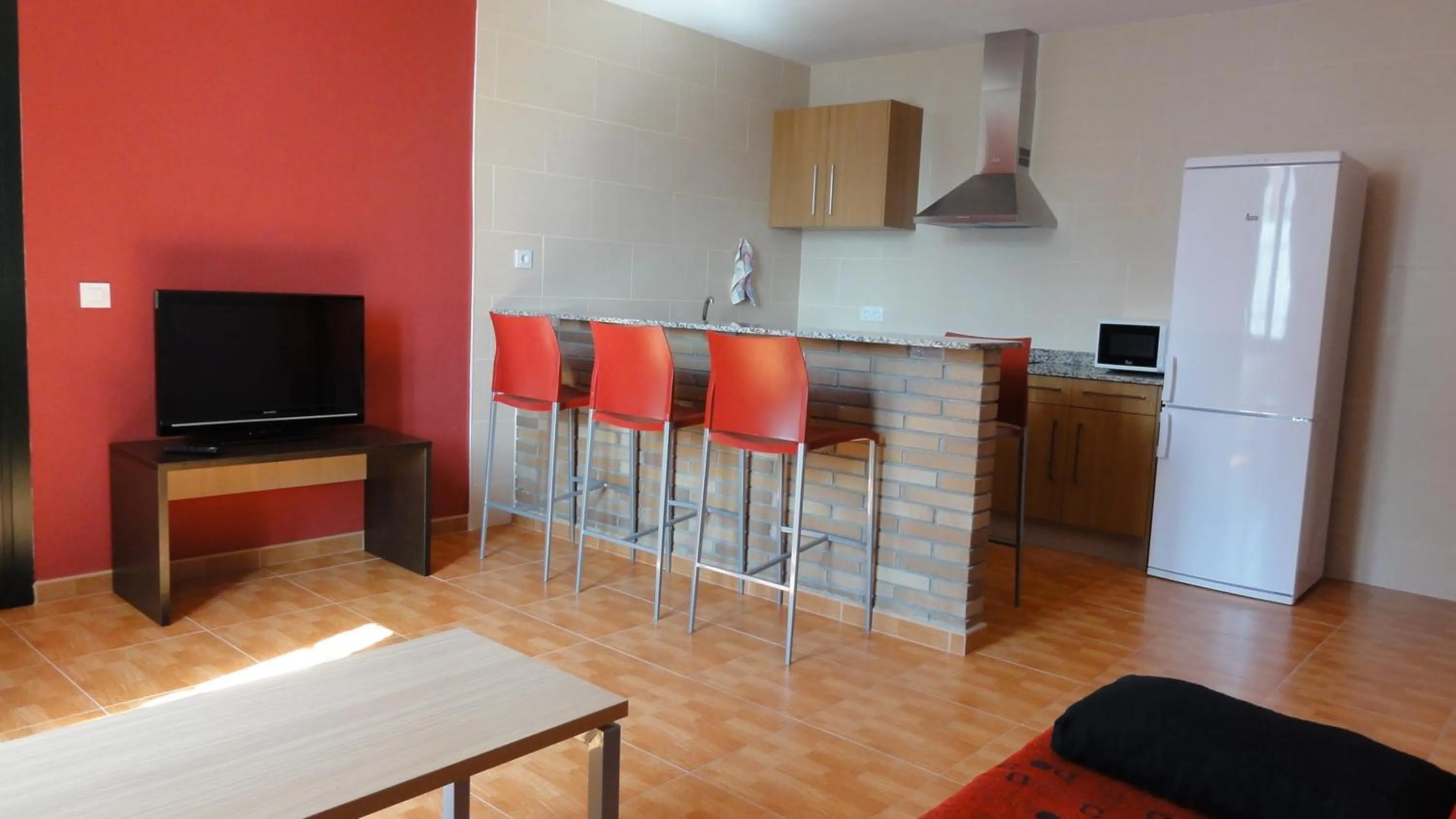 Kitchen or kitchenette in Aparthotel Can Gallart