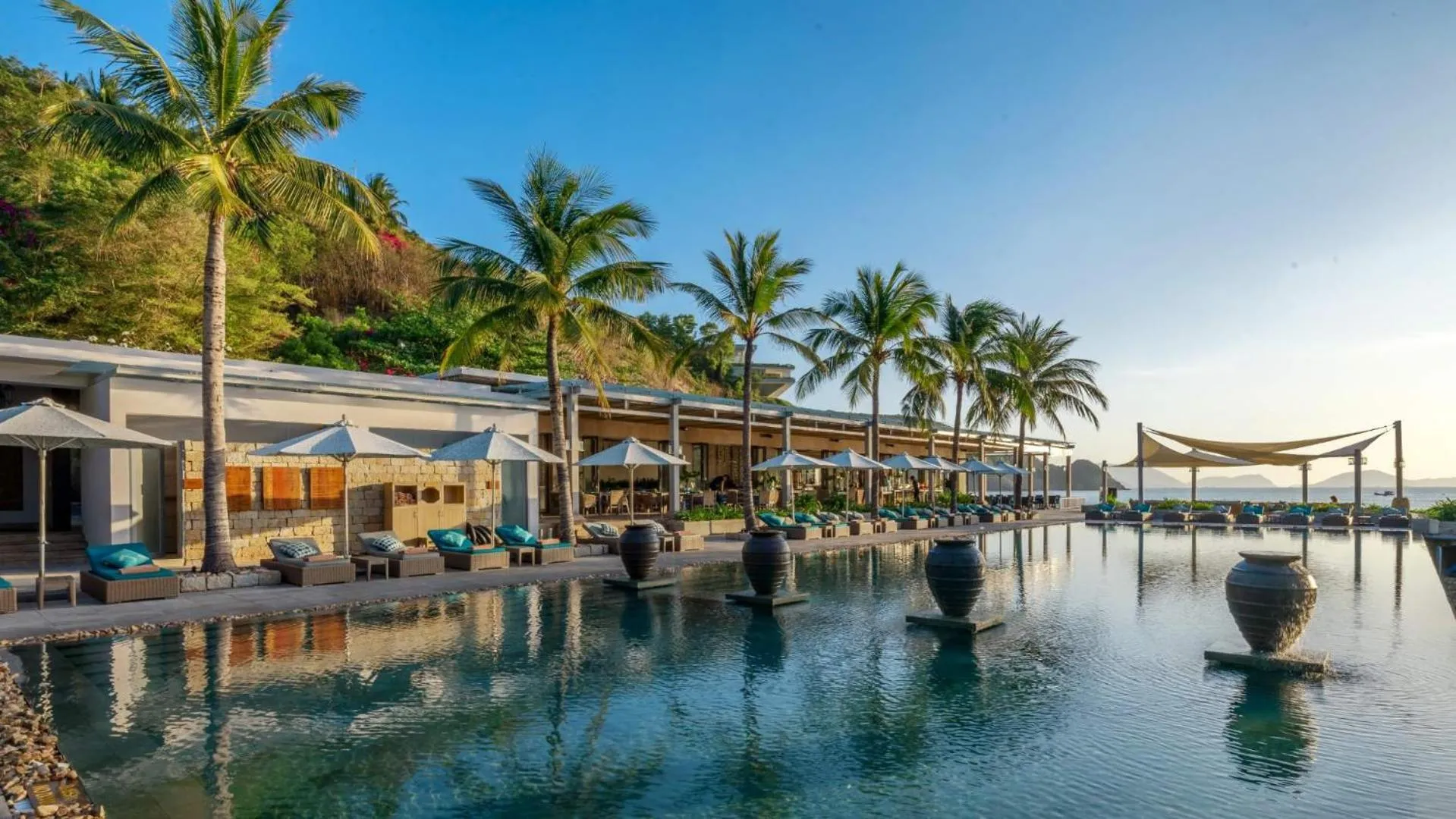 Pool view in Mia Resort Nha Trang
