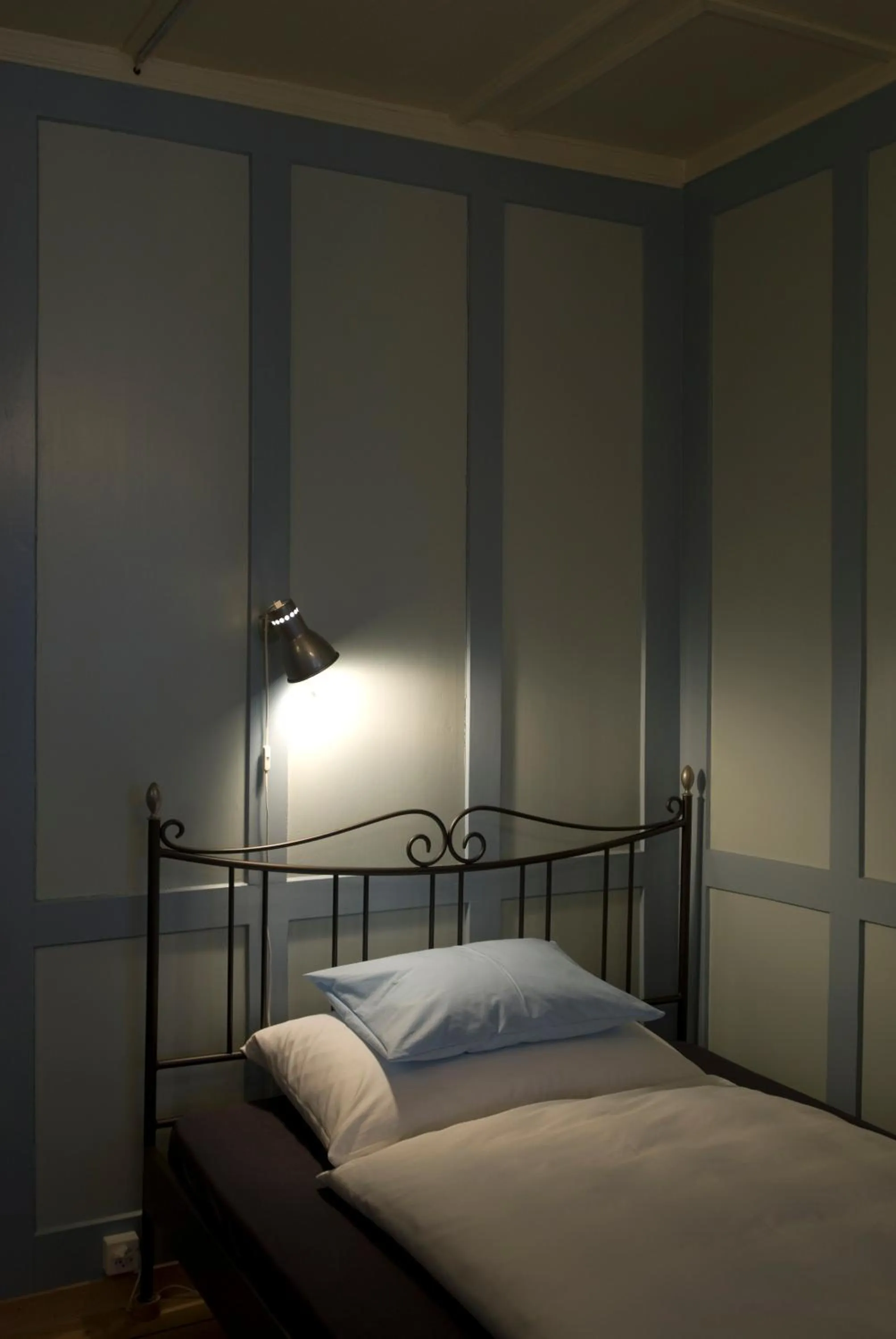 Decorative detail, Bed in Hotel Restaurant Schwert Thun