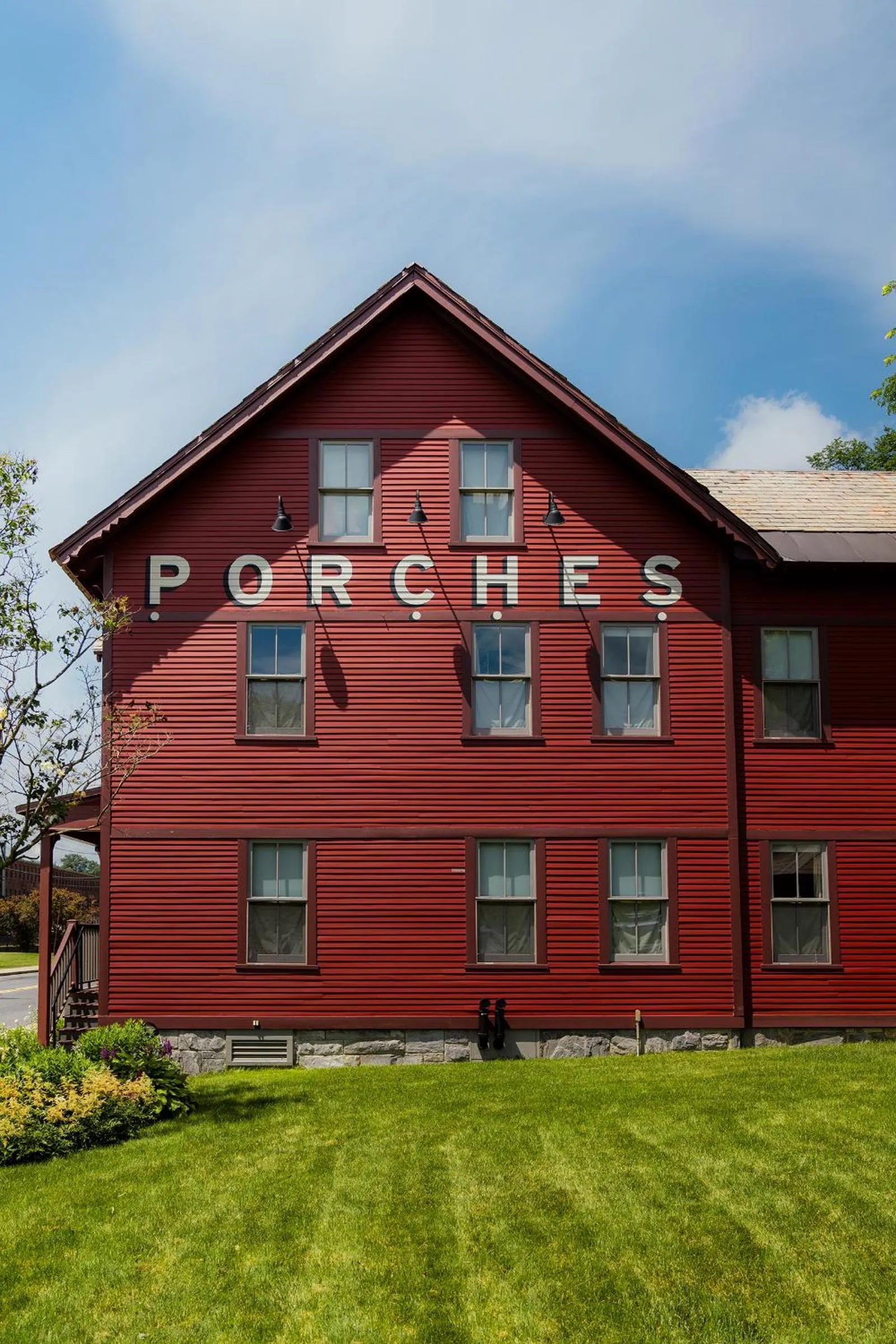Property building in The Porches Inn at Mass MoCA