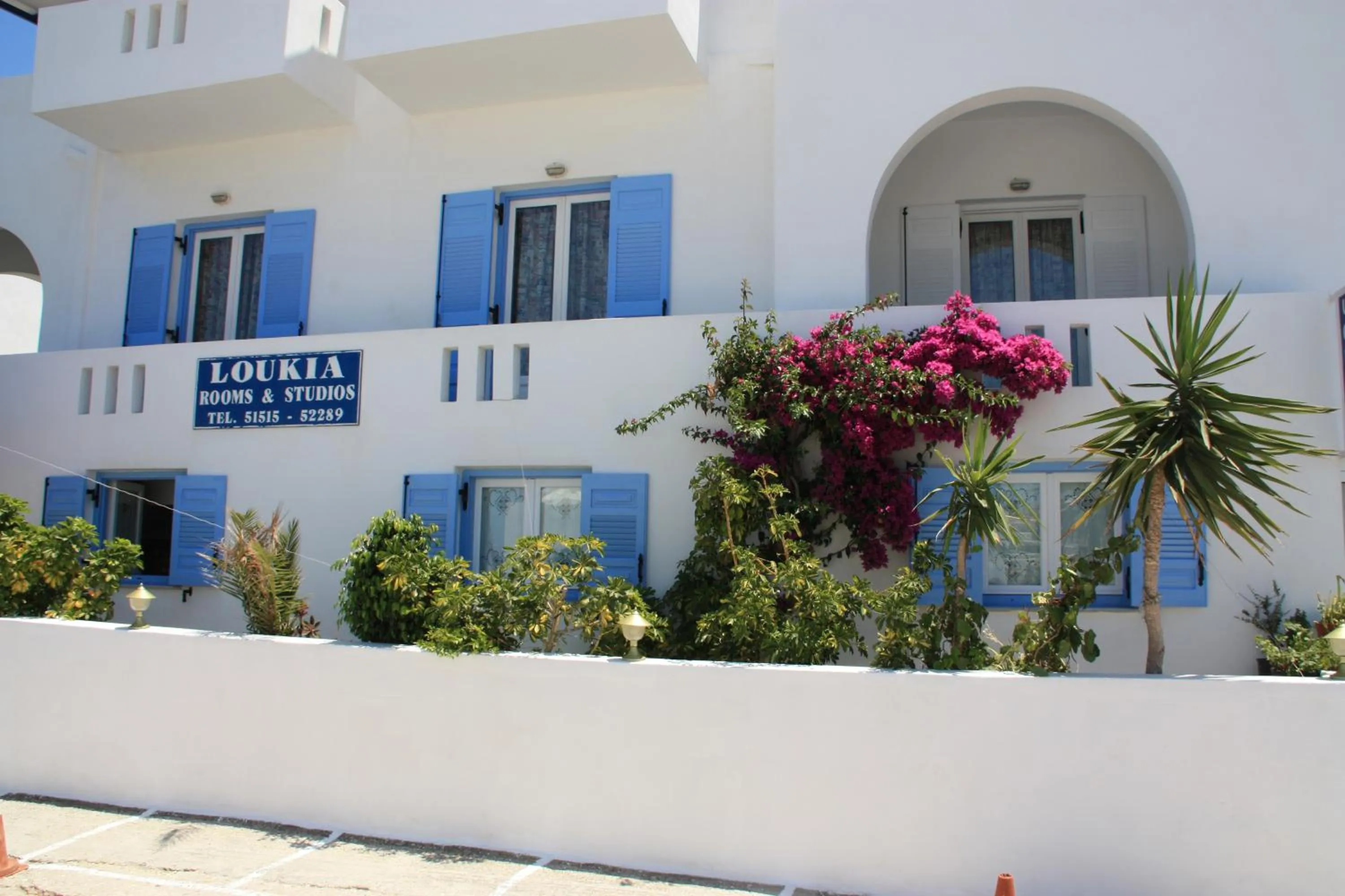 Facade/entrance in Loukia Apartments & Studios