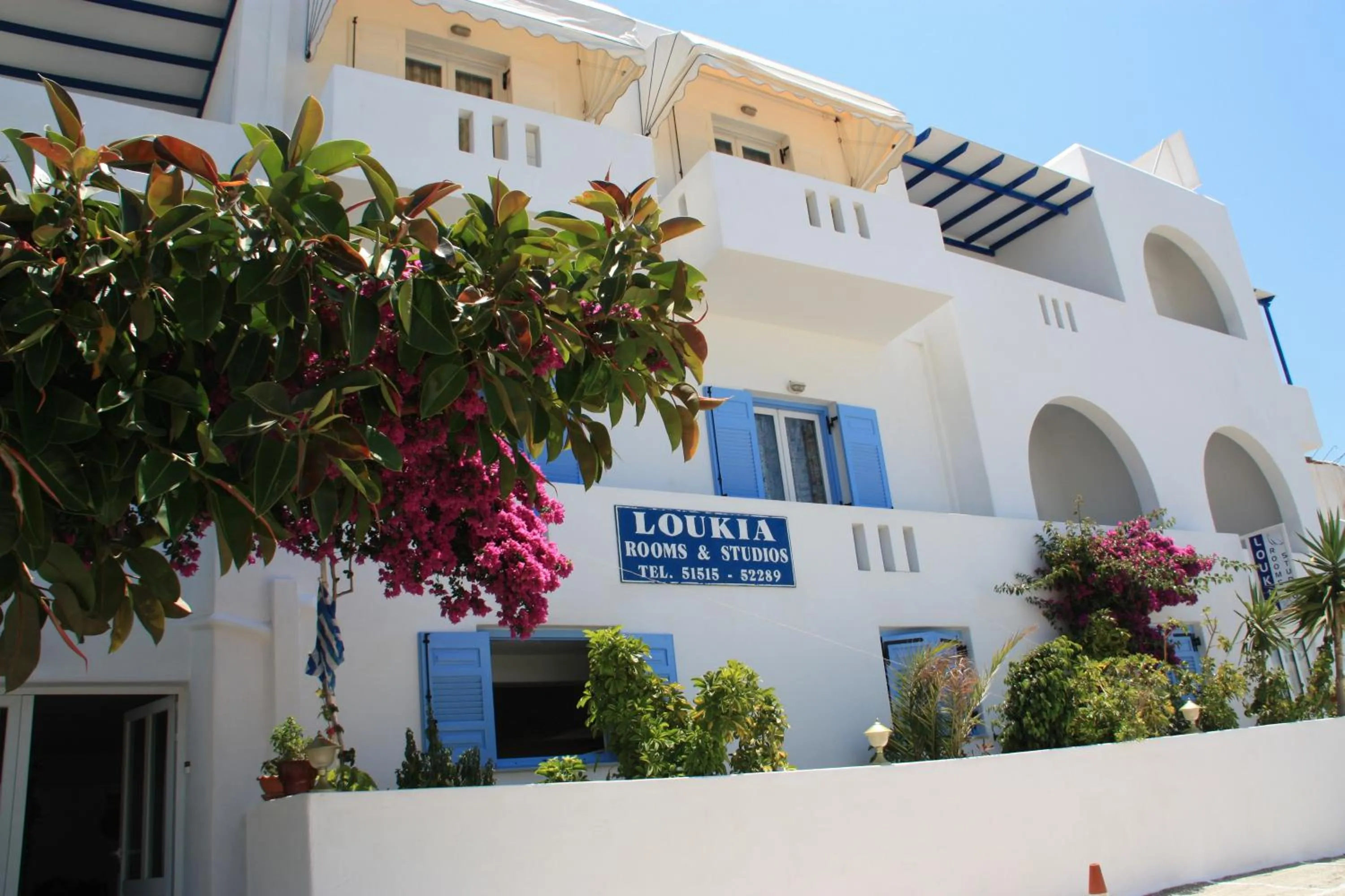 Facade/entrance in Loukia Apartments & Studios