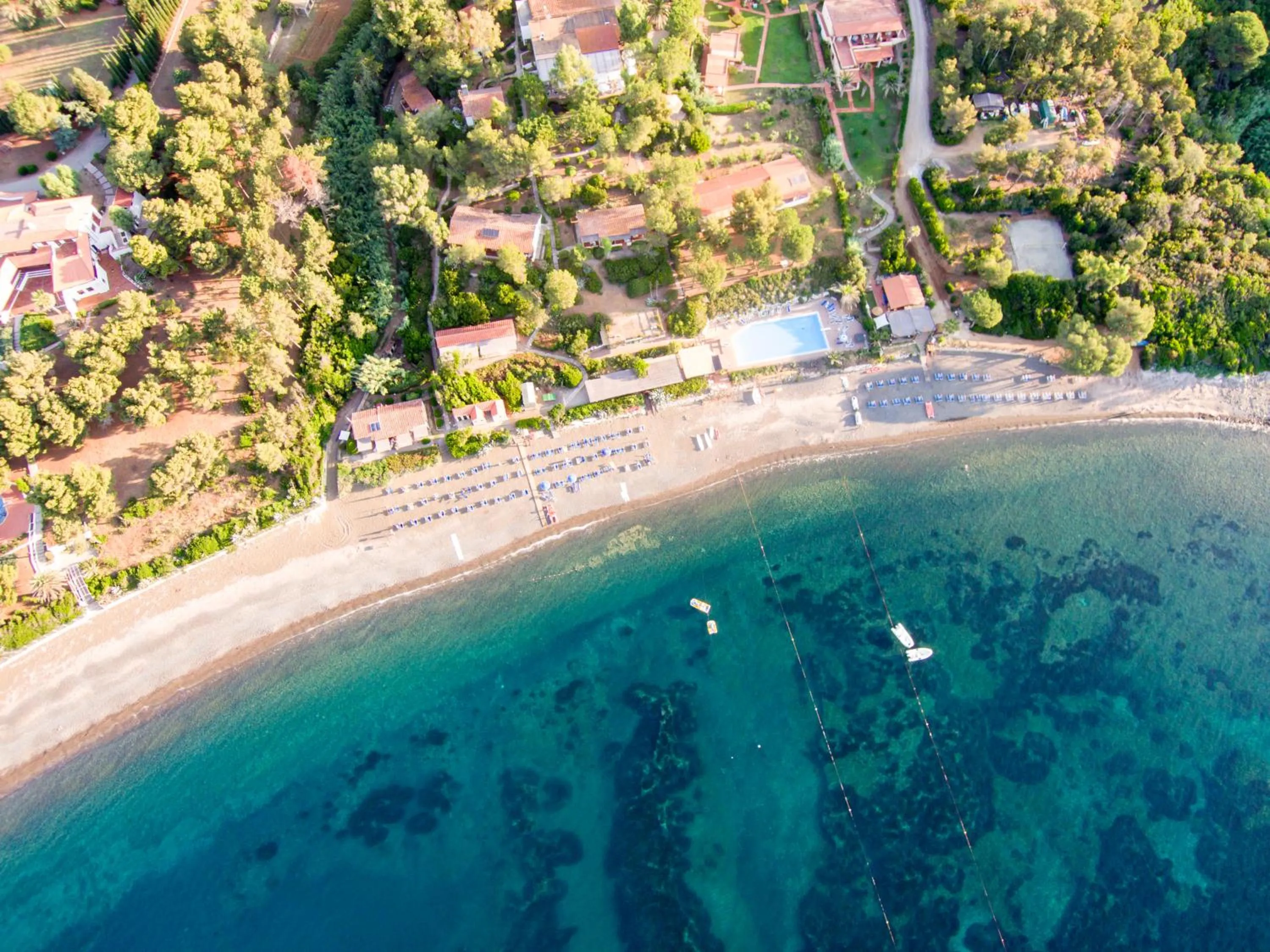 Bird's eye view in Hotel Capo Sud