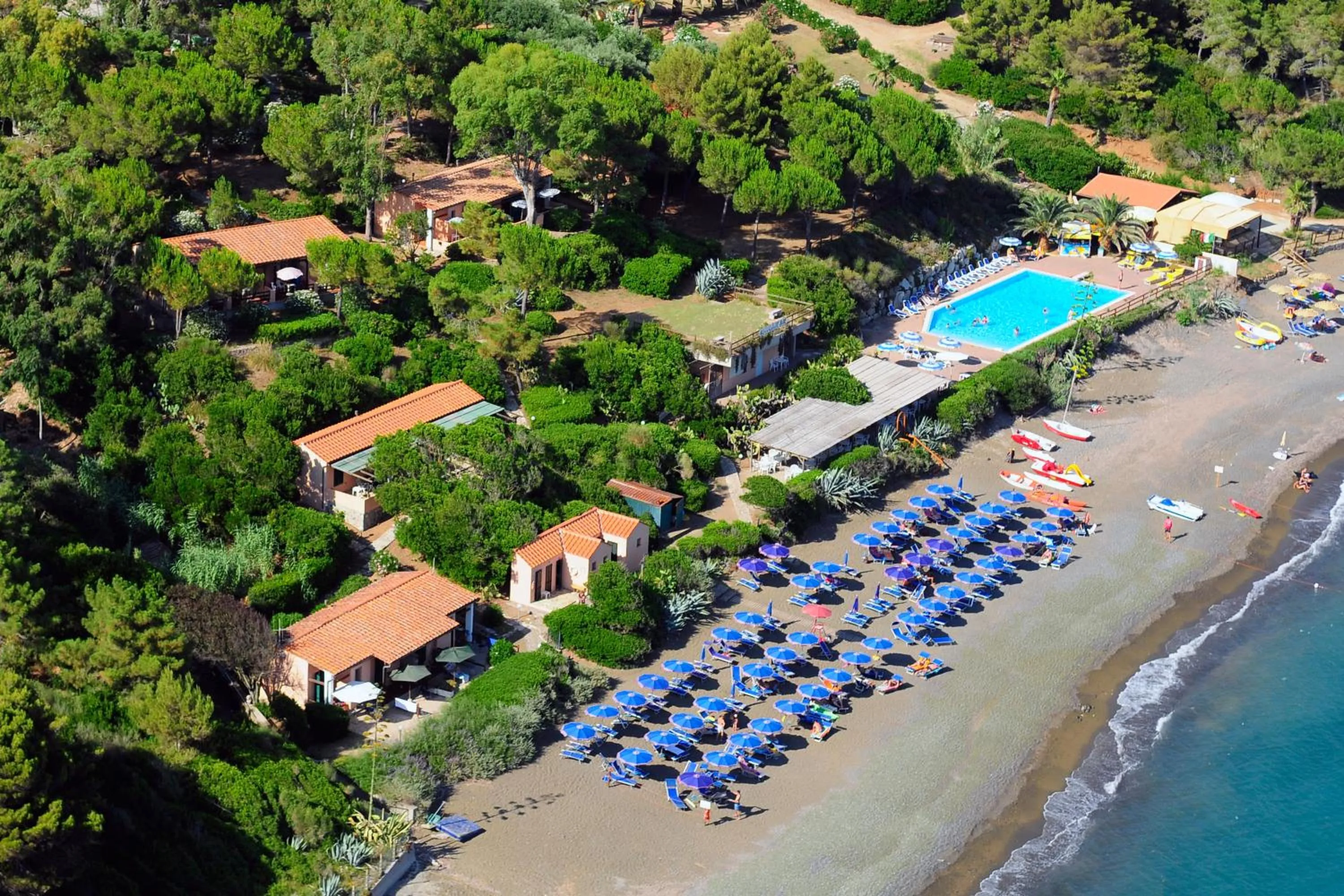 Bird's eye view in Hotel Capo Sud