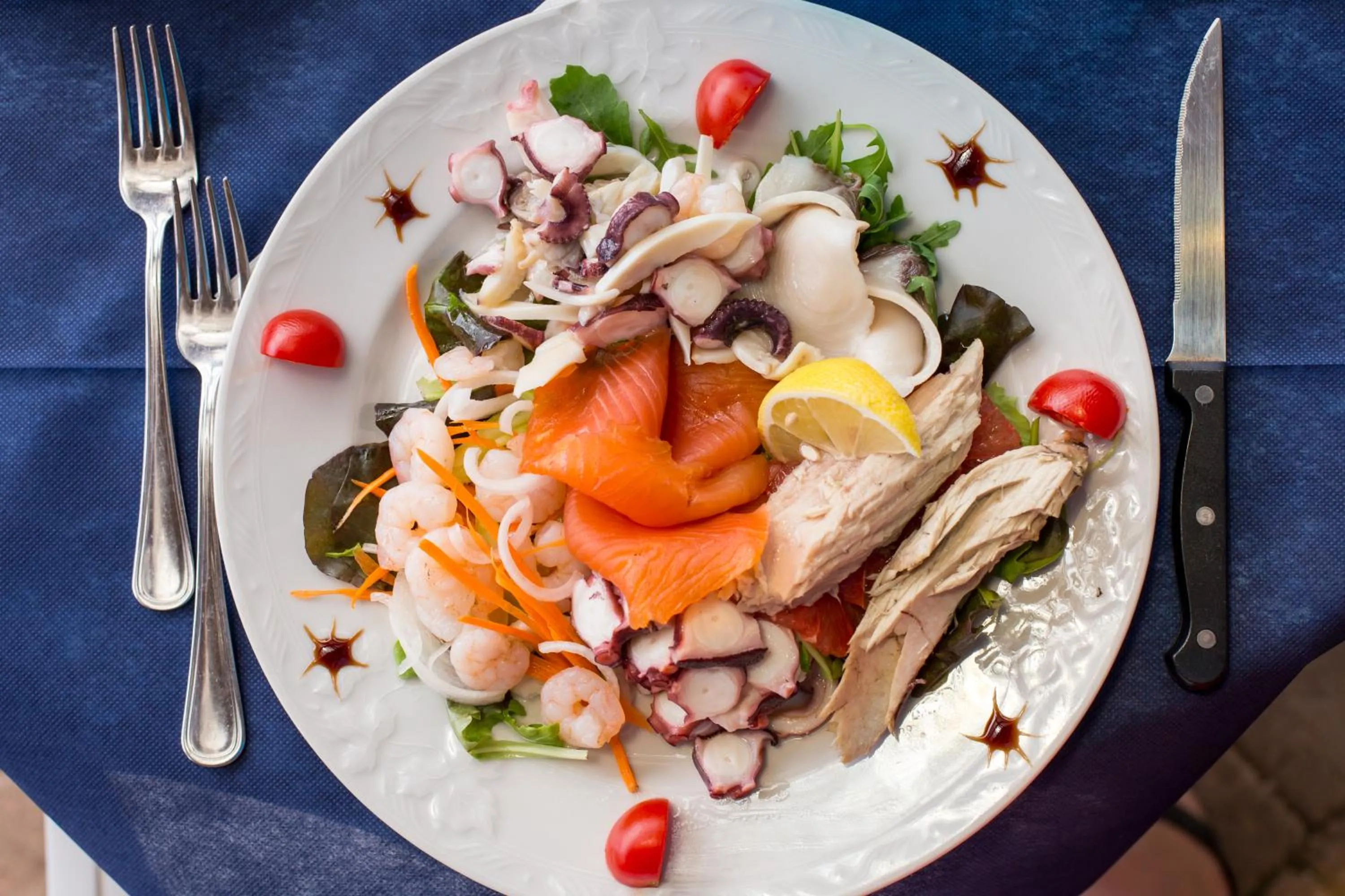 Food and drinks in Hotel Capo Sud