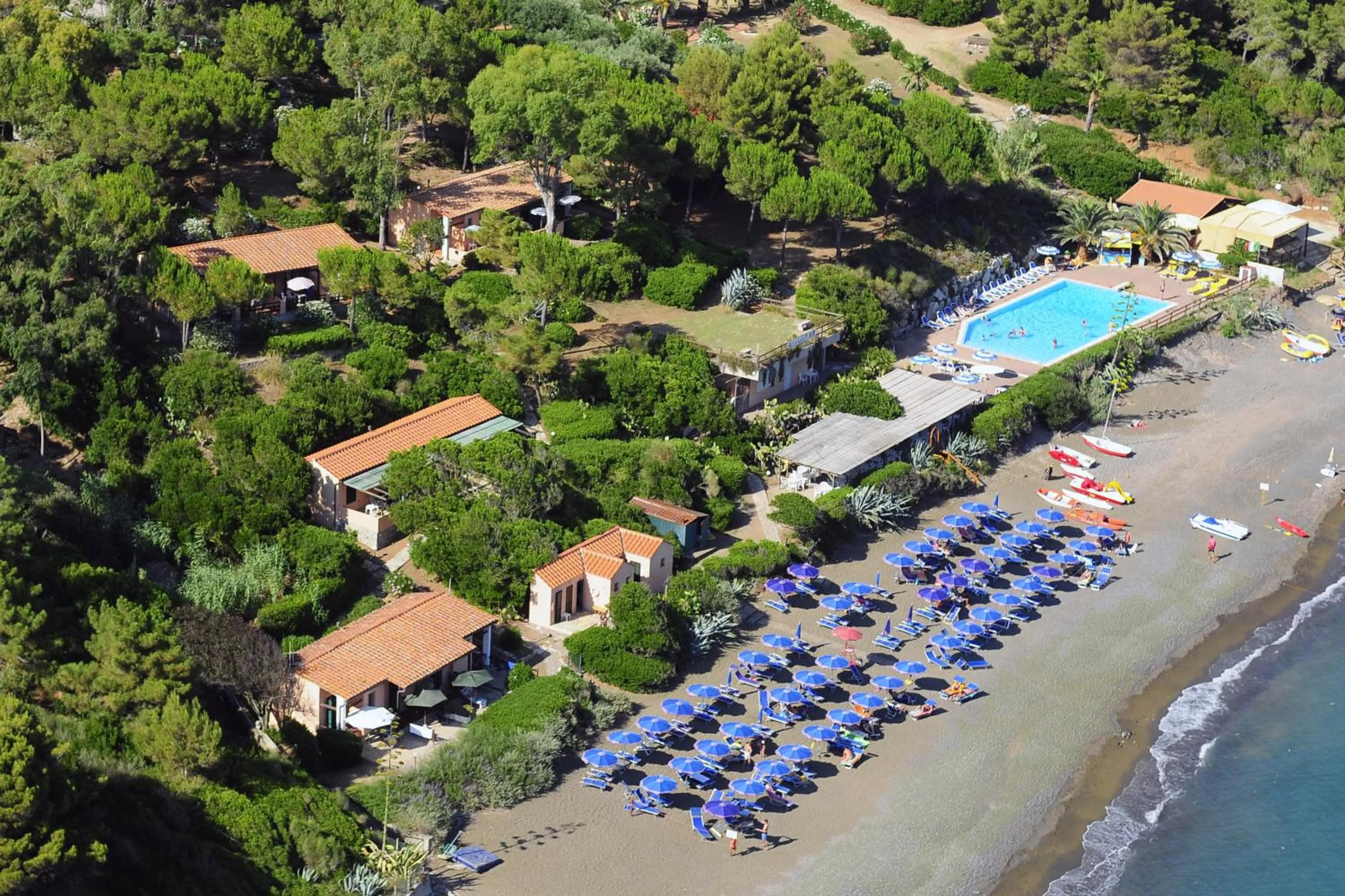 Natural landscape in Hotel Capo Sud