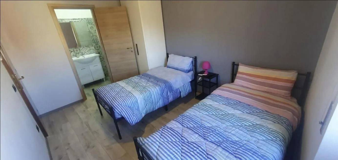 Bed in Hello Roma B&B