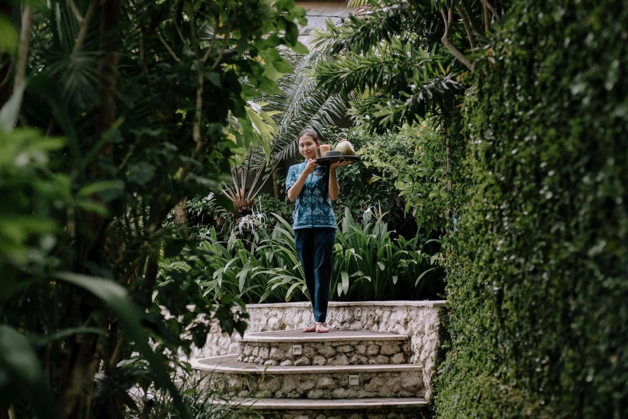 Garden view in ZIN Canggu Resort & Villas
