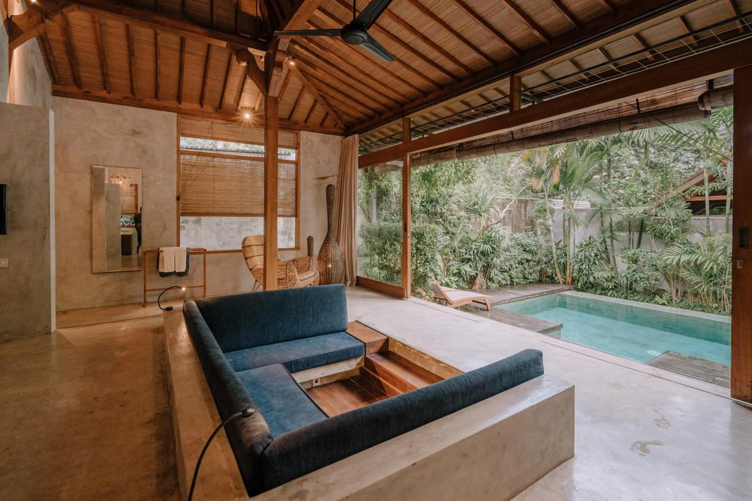 Seating area in ZIN Canggu Resort & Villas