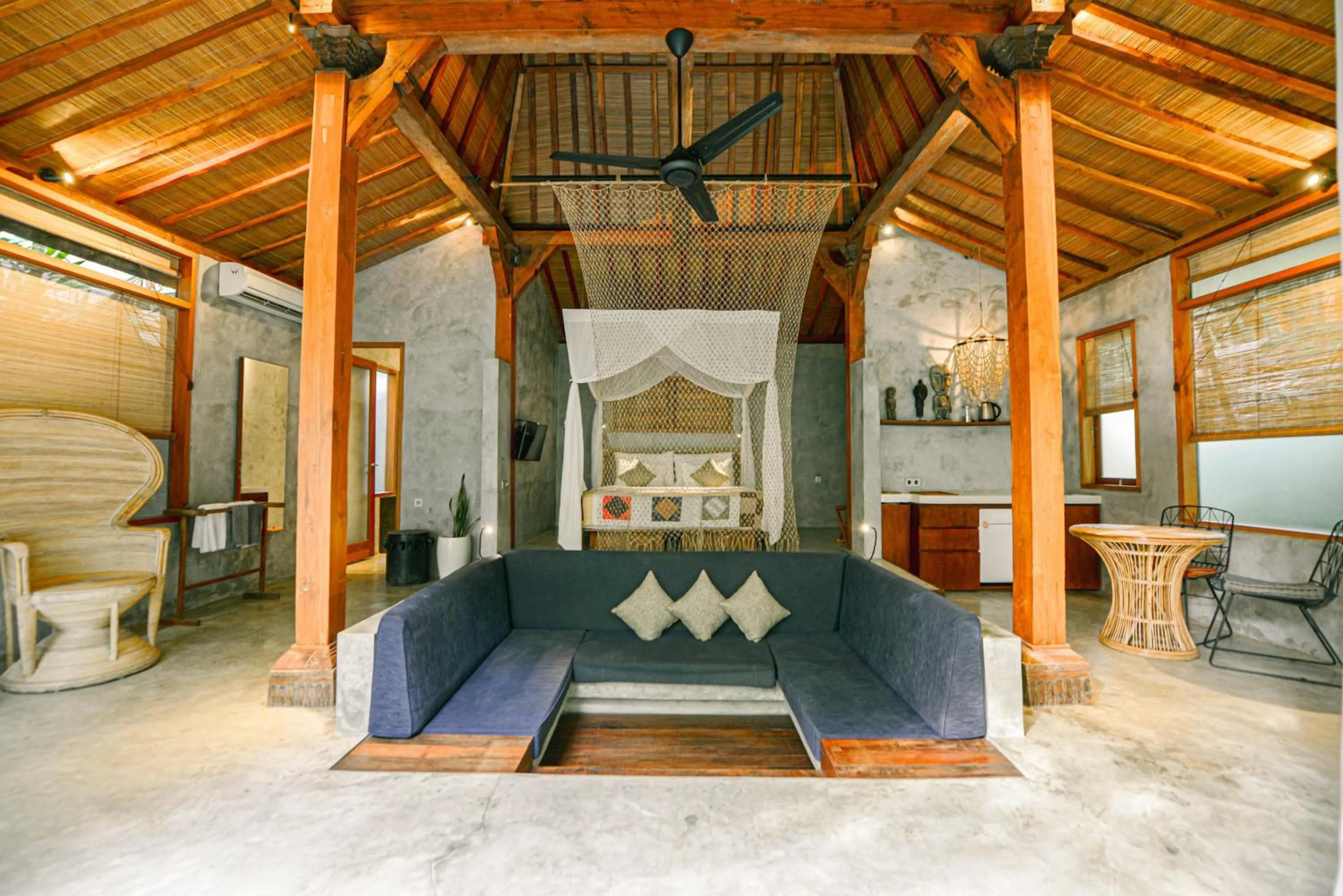 Seating area in ZIN Canggu Resort & Villas