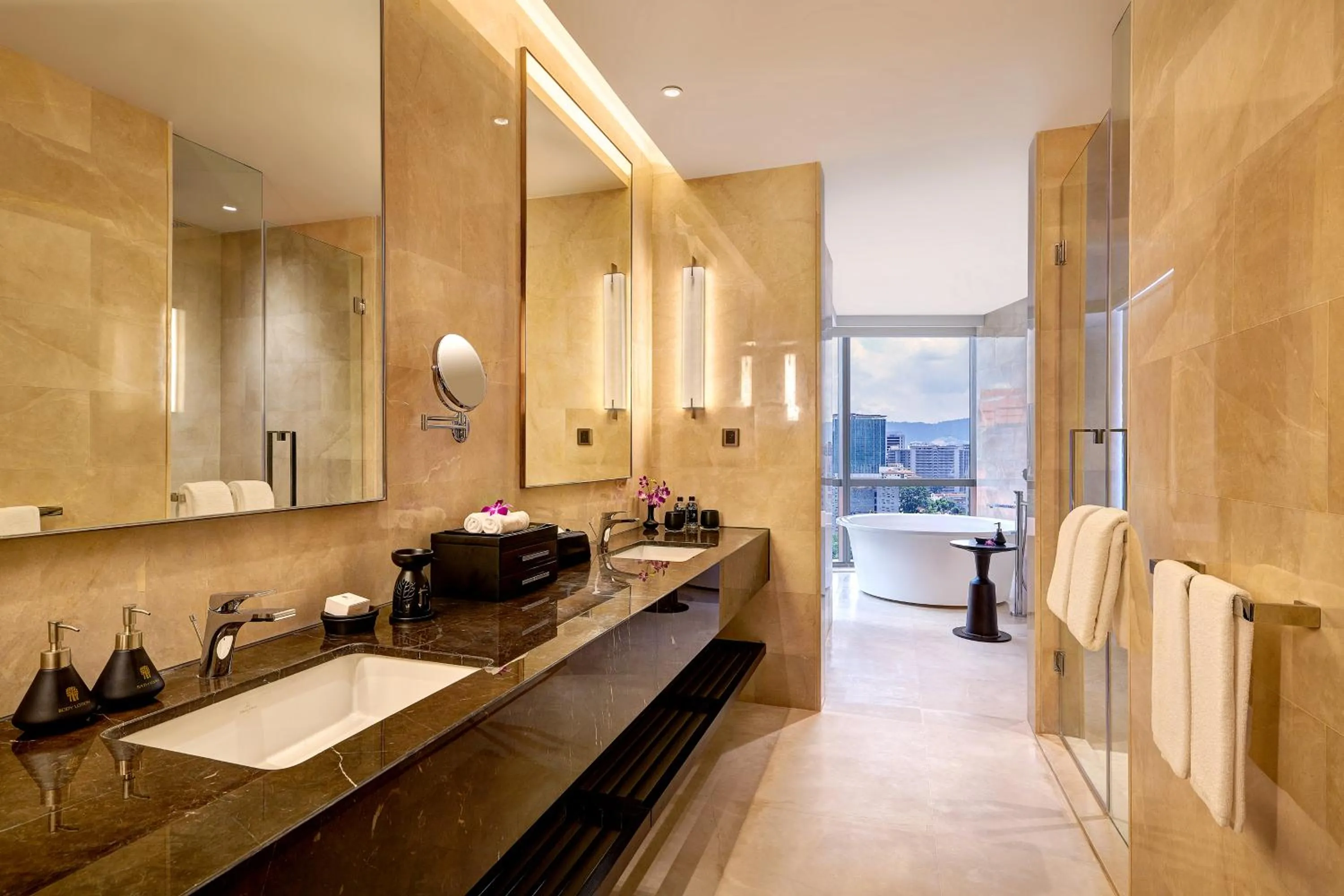 Bathroom in Pavilion Hotel Kuala Lumpur Managed by Banyan Tree
