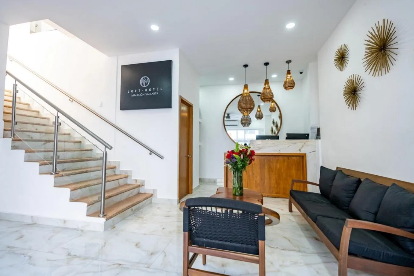 Lobby or reception in Loft Hotel Malecón Vallarta