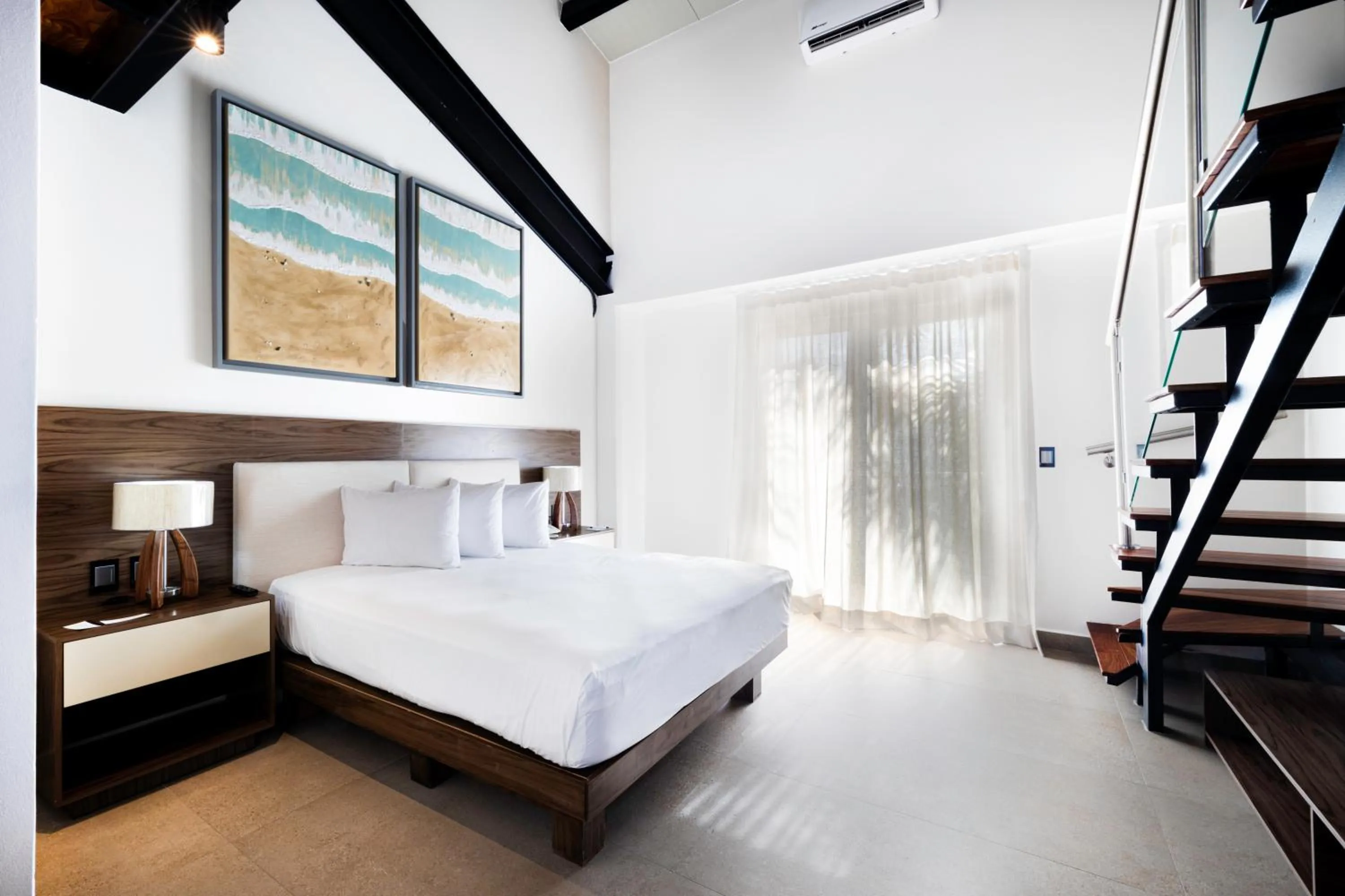 Bedroom, Bed in Loft Hotel Malecón Vallarta