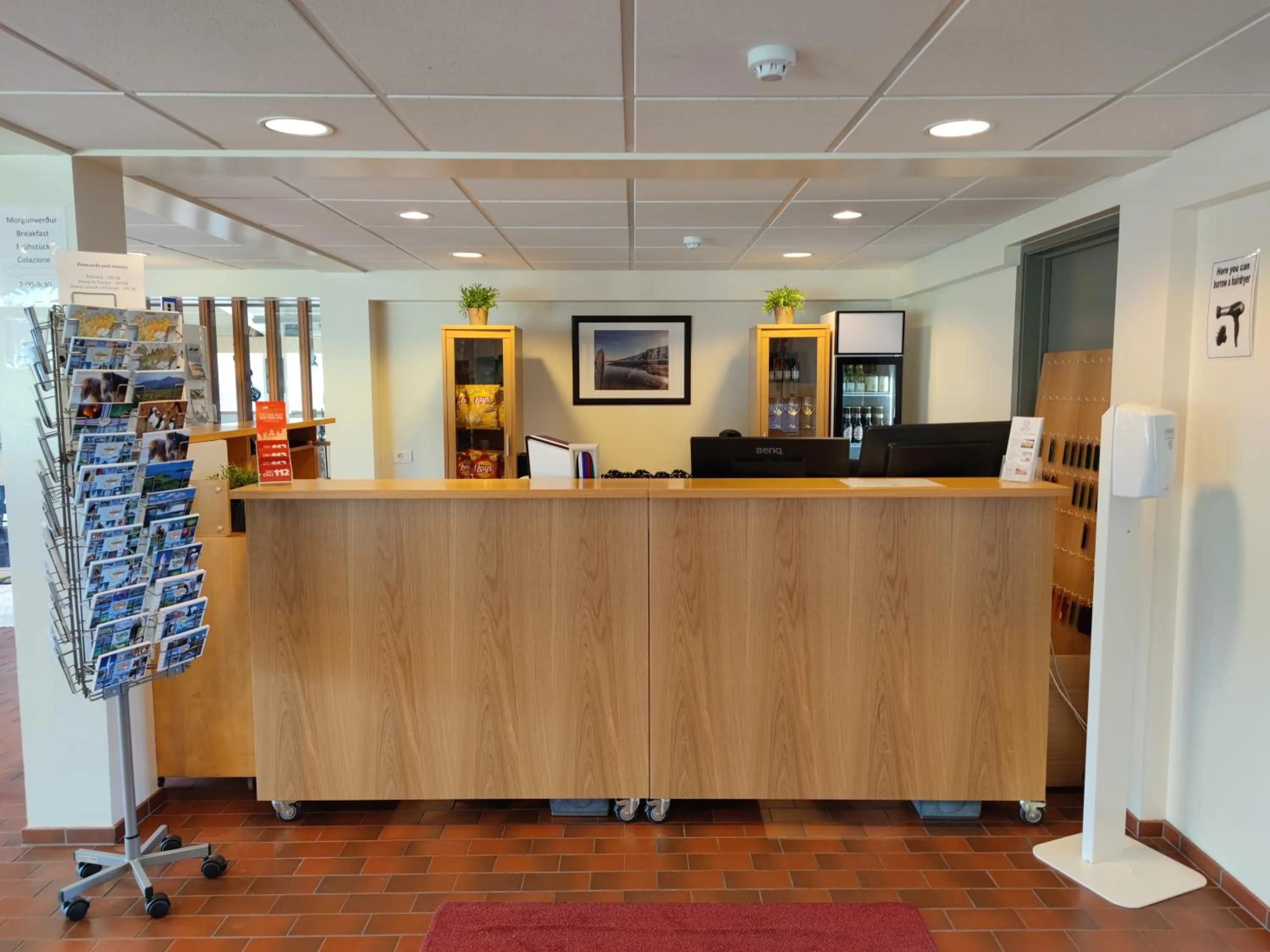 Lobby or reception in Hotel Mikligardur