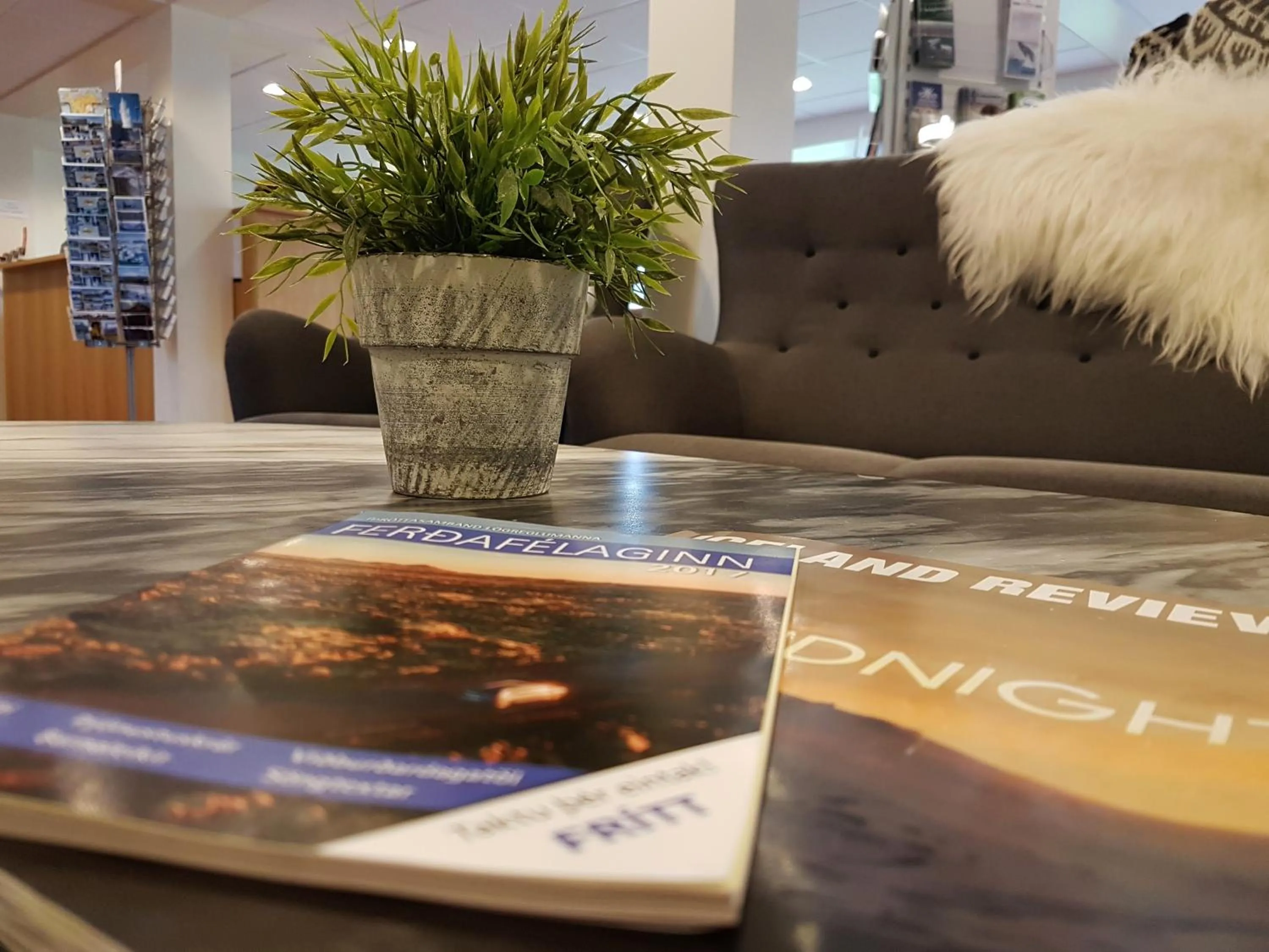 Lobby or reception in Hotel Mikligardur