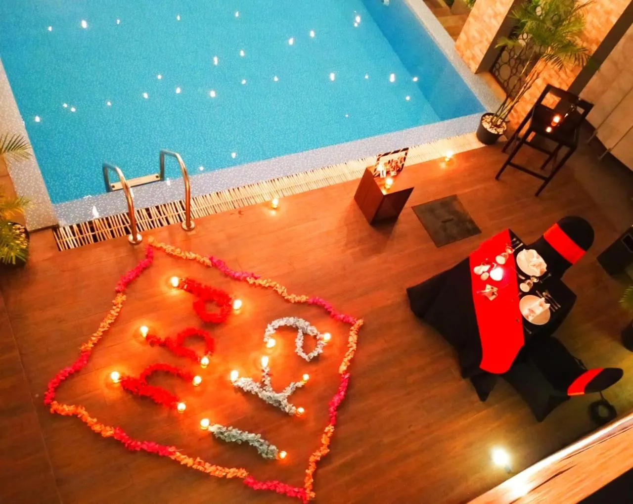 Pool view in Horison Emerald Timoho Yogyakarta