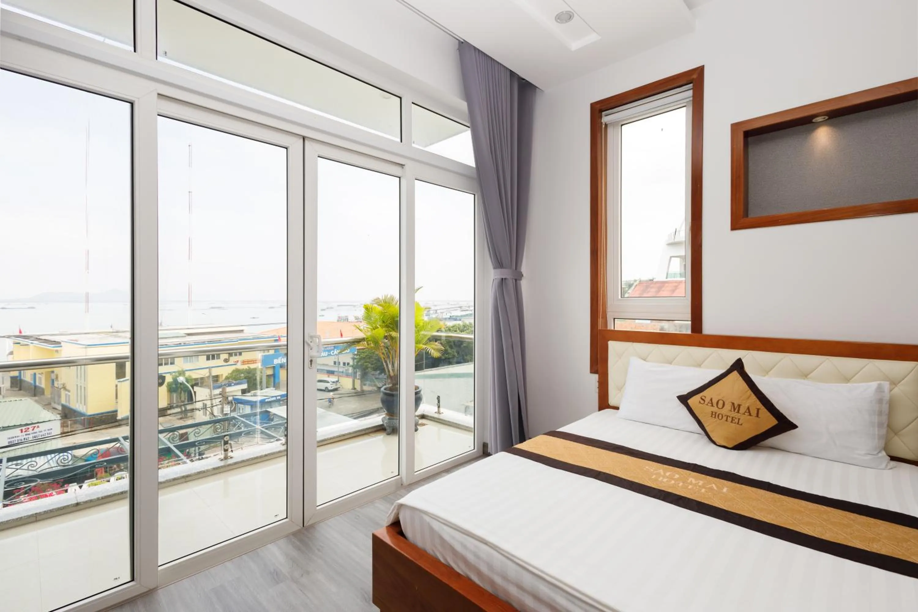 Bed in Sao Mai Hotel & Apartment