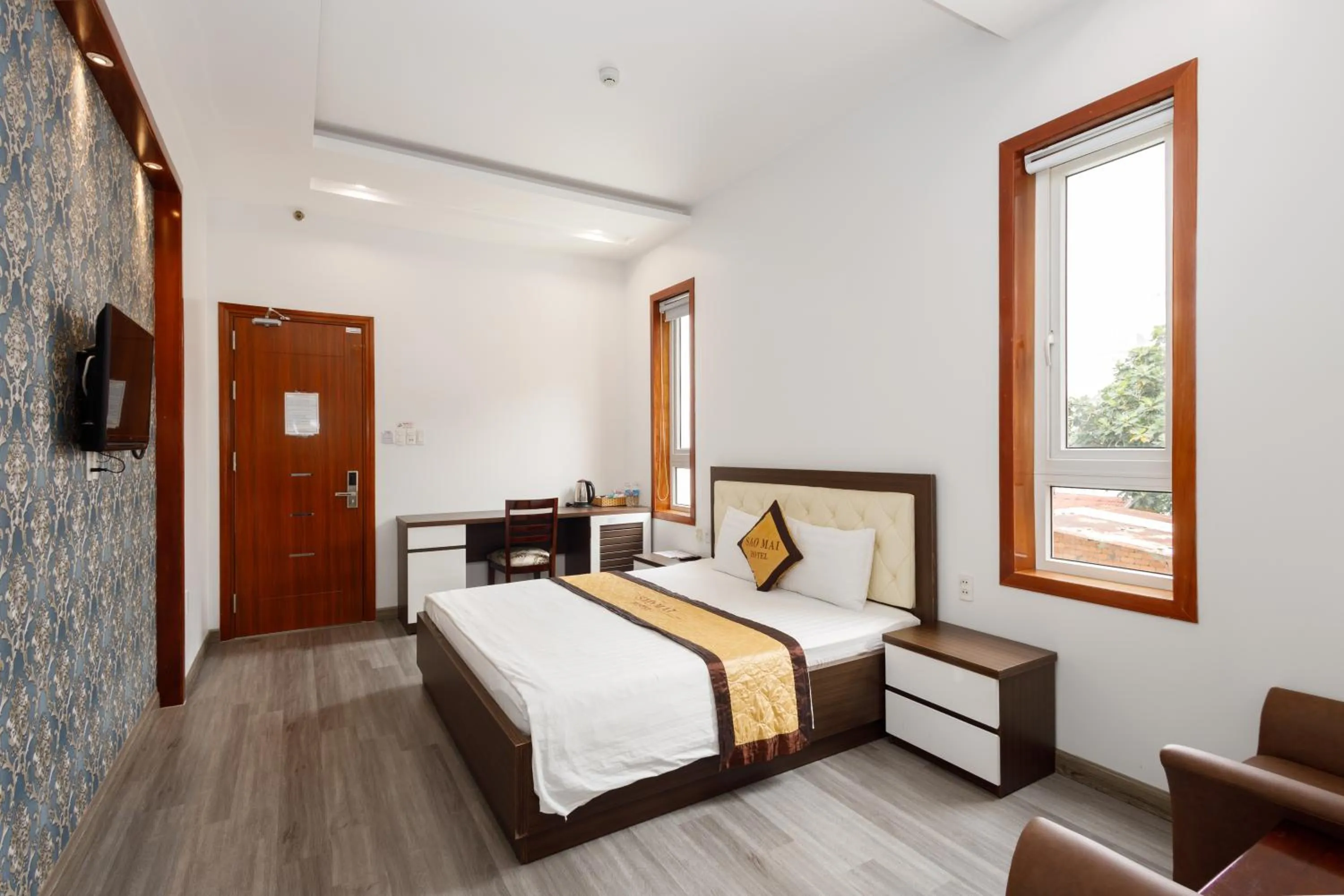 Bed in Sao Mai Hotel & Apartment