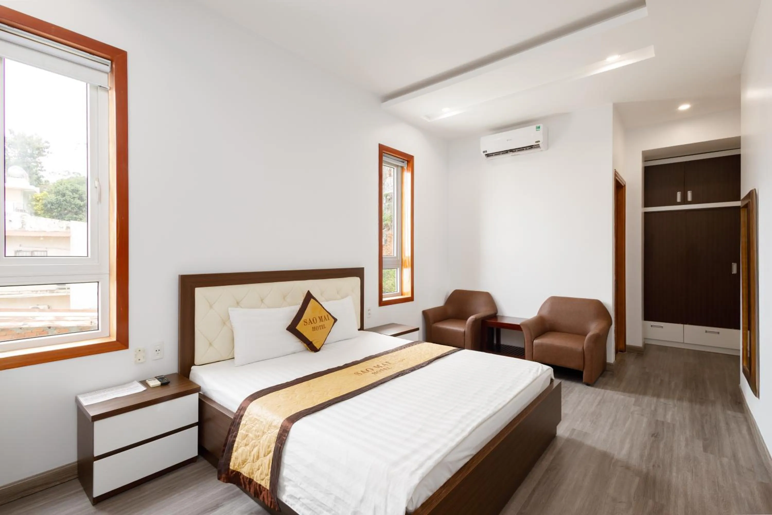 Bed in Sao Mai Hotel & Apartment