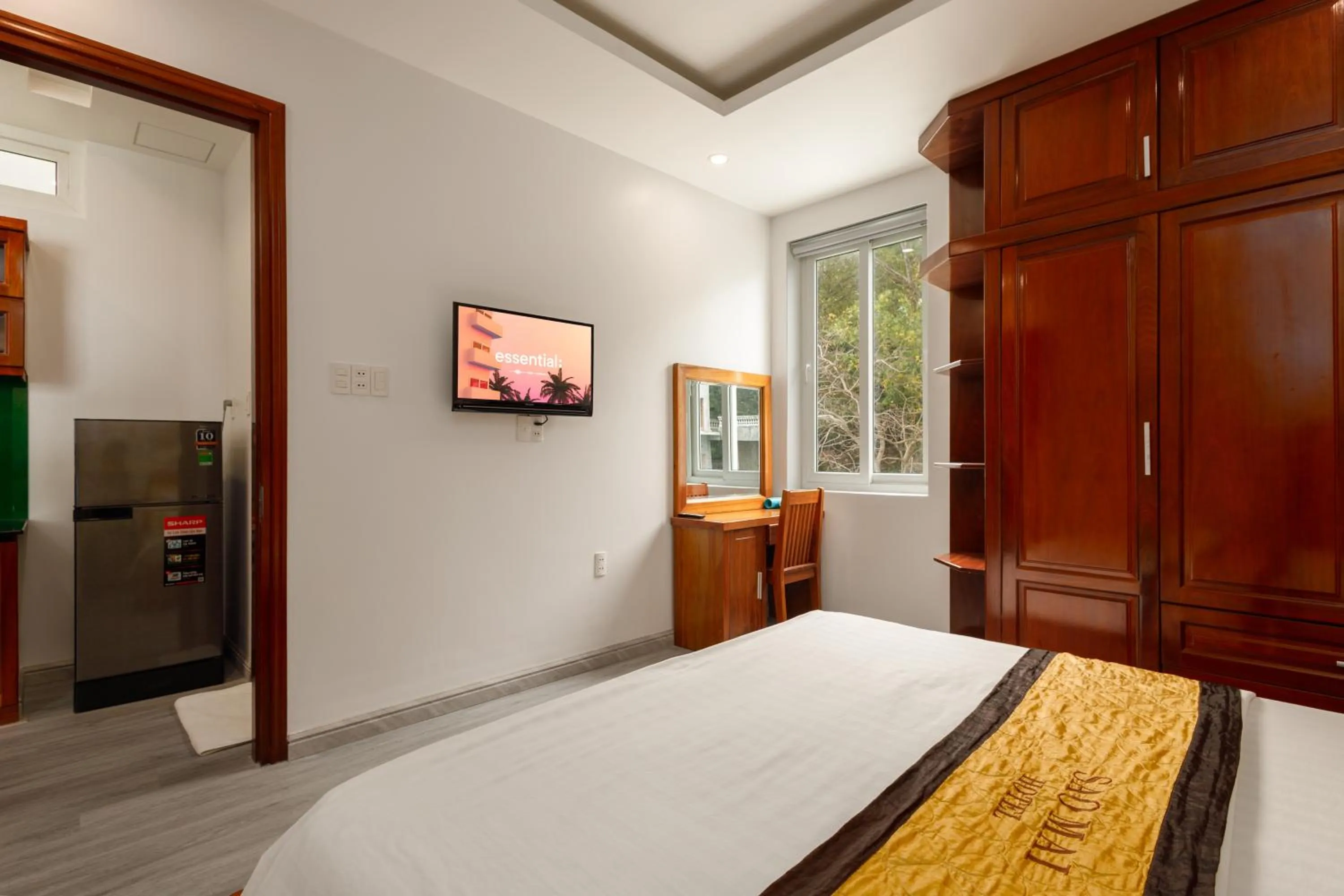 Bed in Sao Mai Hotel & Apartment