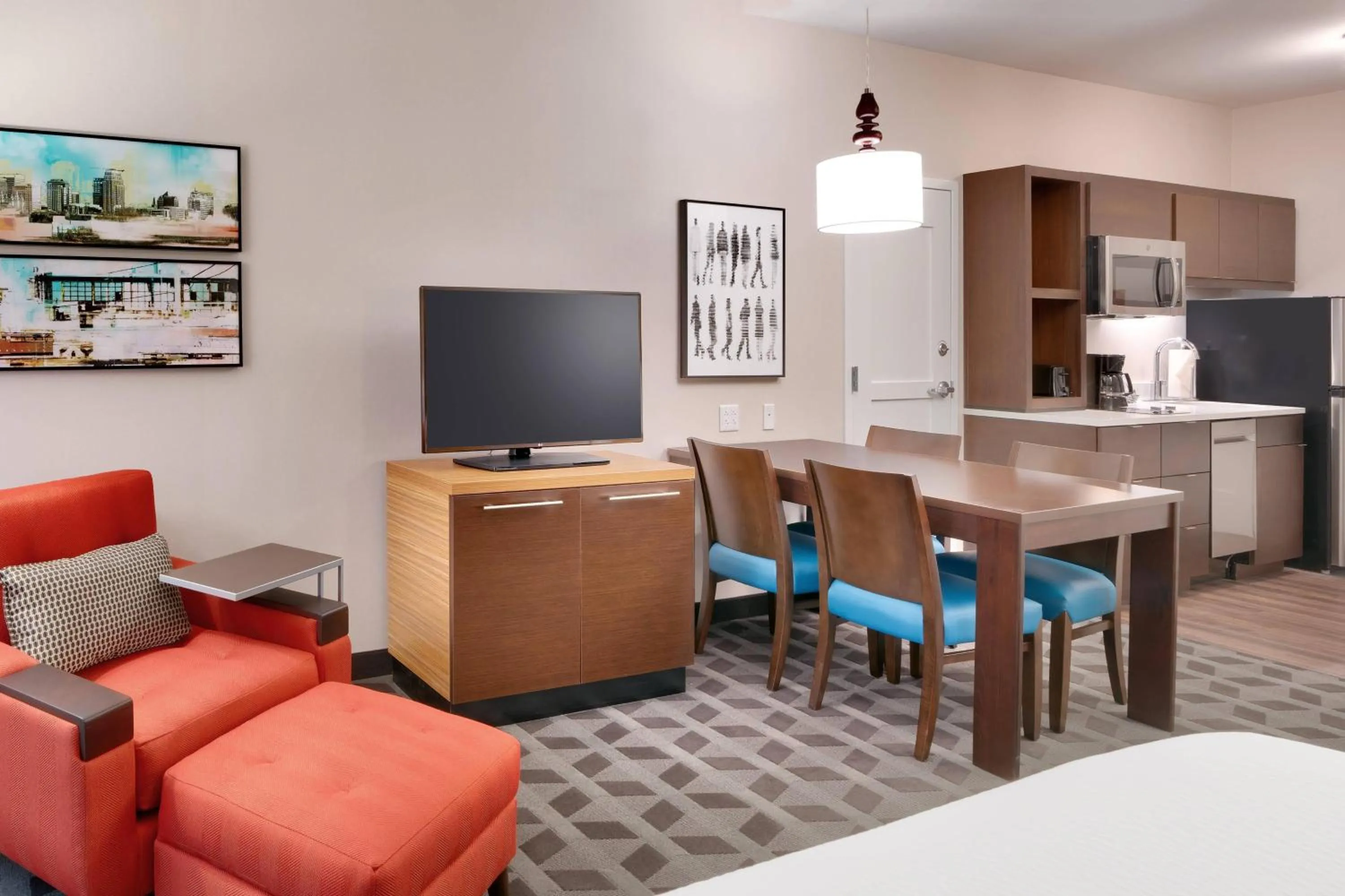 Living room in TownePlace Suites by Marriott Salt Lake City Downtown