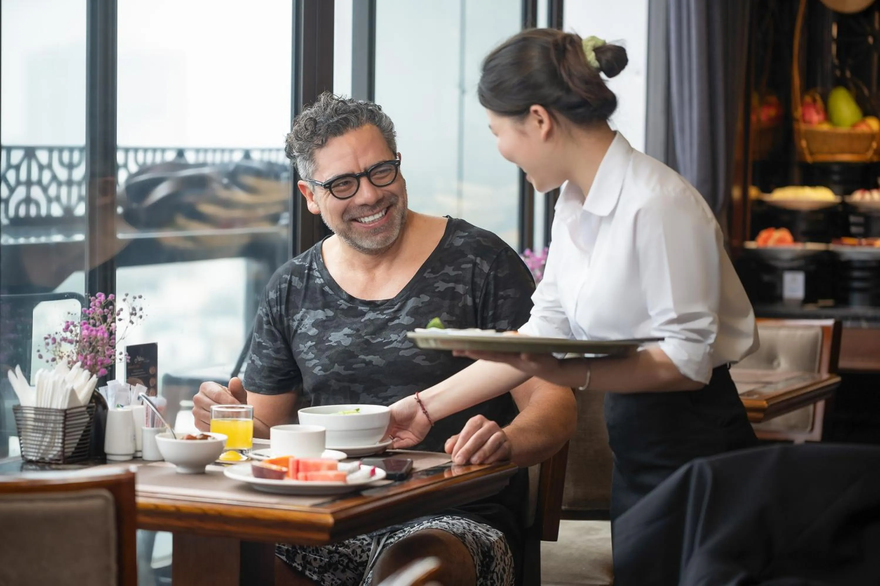 Breakfast in Rex Hanoi Hotel