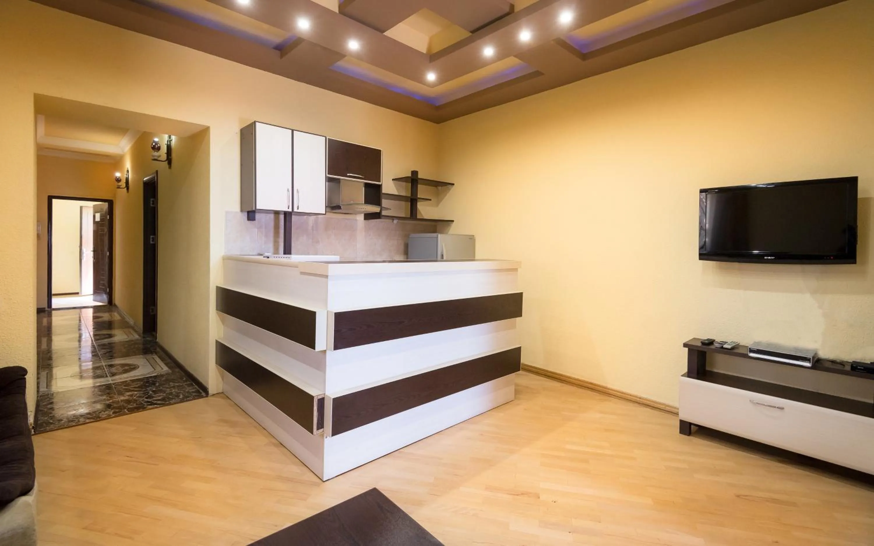 TV and multimedia, Bed in Tatev Apartments