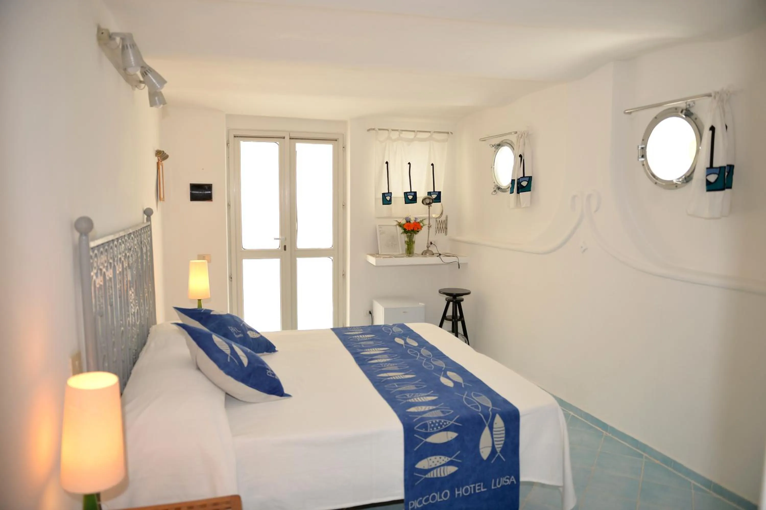 Bed in Piccolo Hotel Luisa