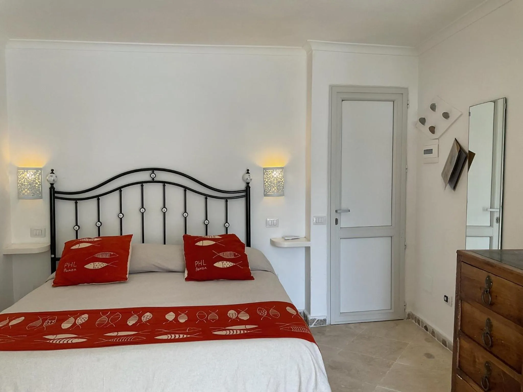 Bed in Piccolo Hotel Luisa