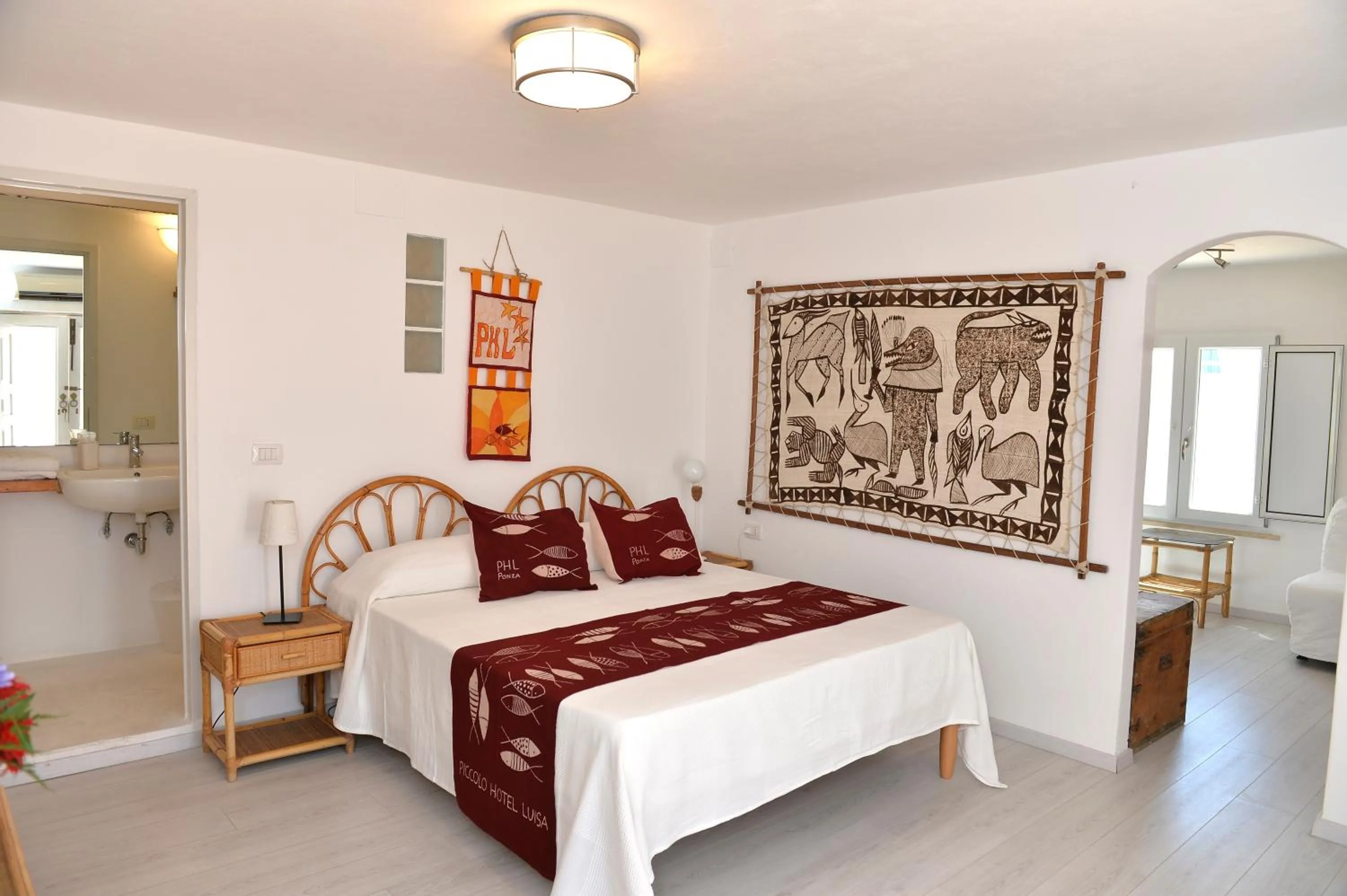 Bed in Piccolo Hotel Luisa