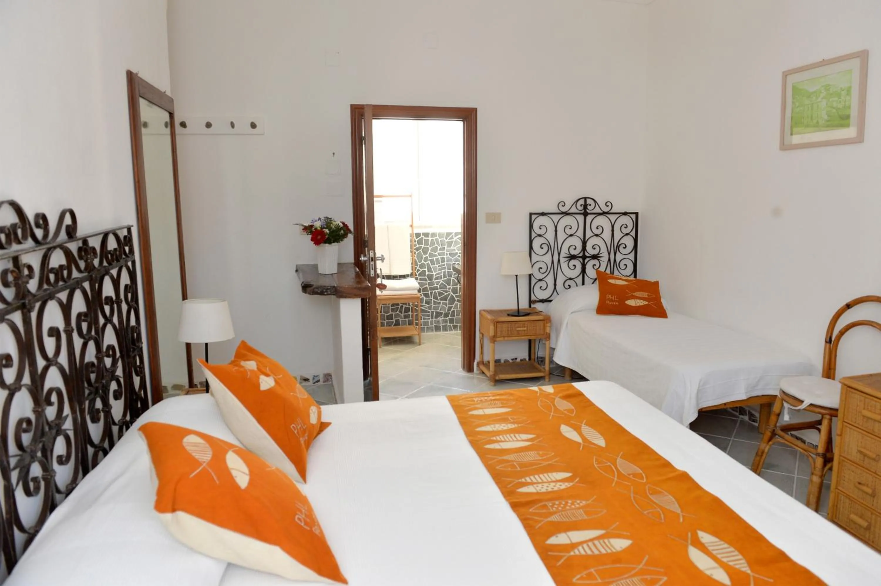 Bed in Piccolo Hotel Luisa