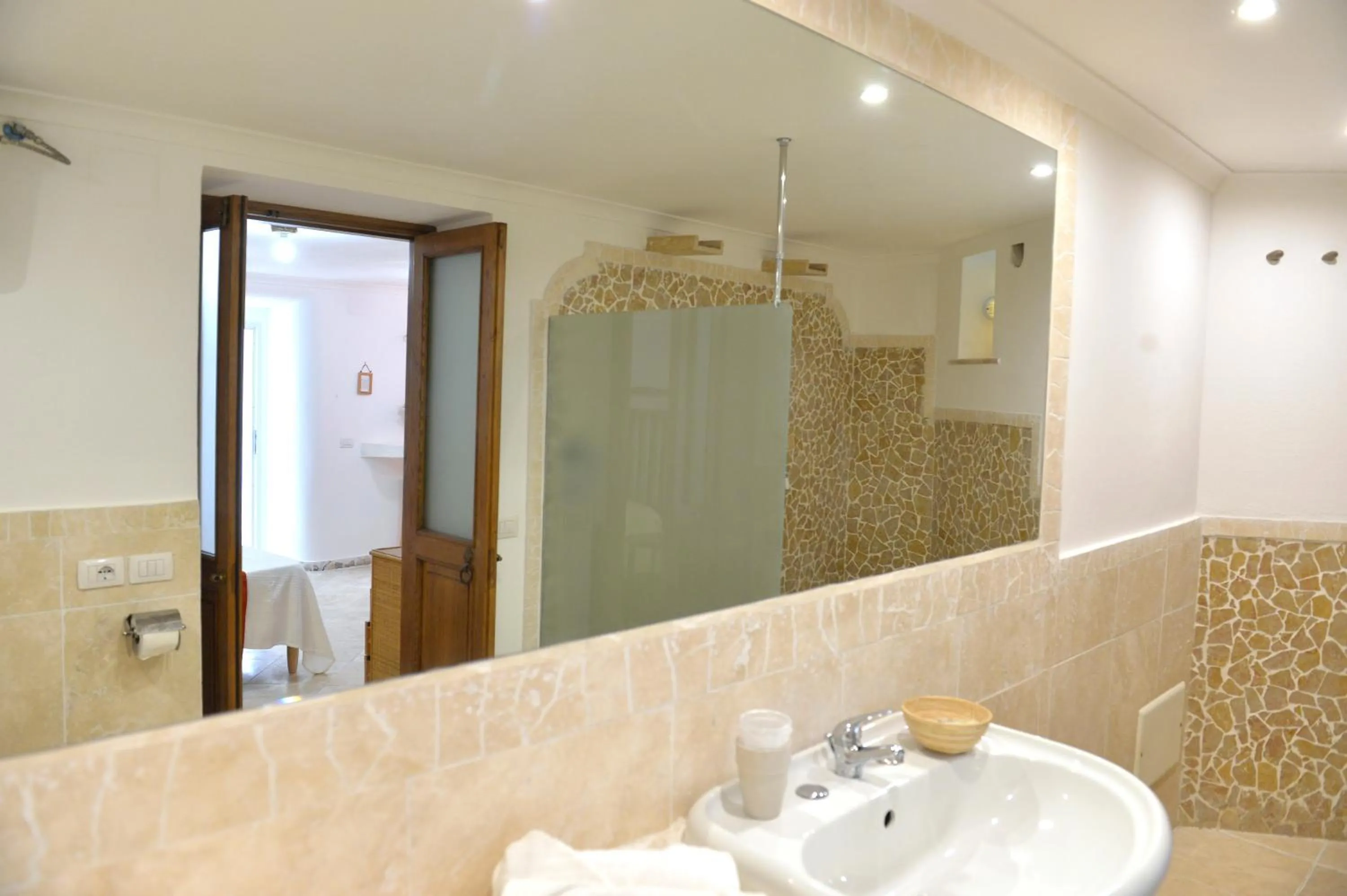 Shower in Piccolo Hotel Luisa