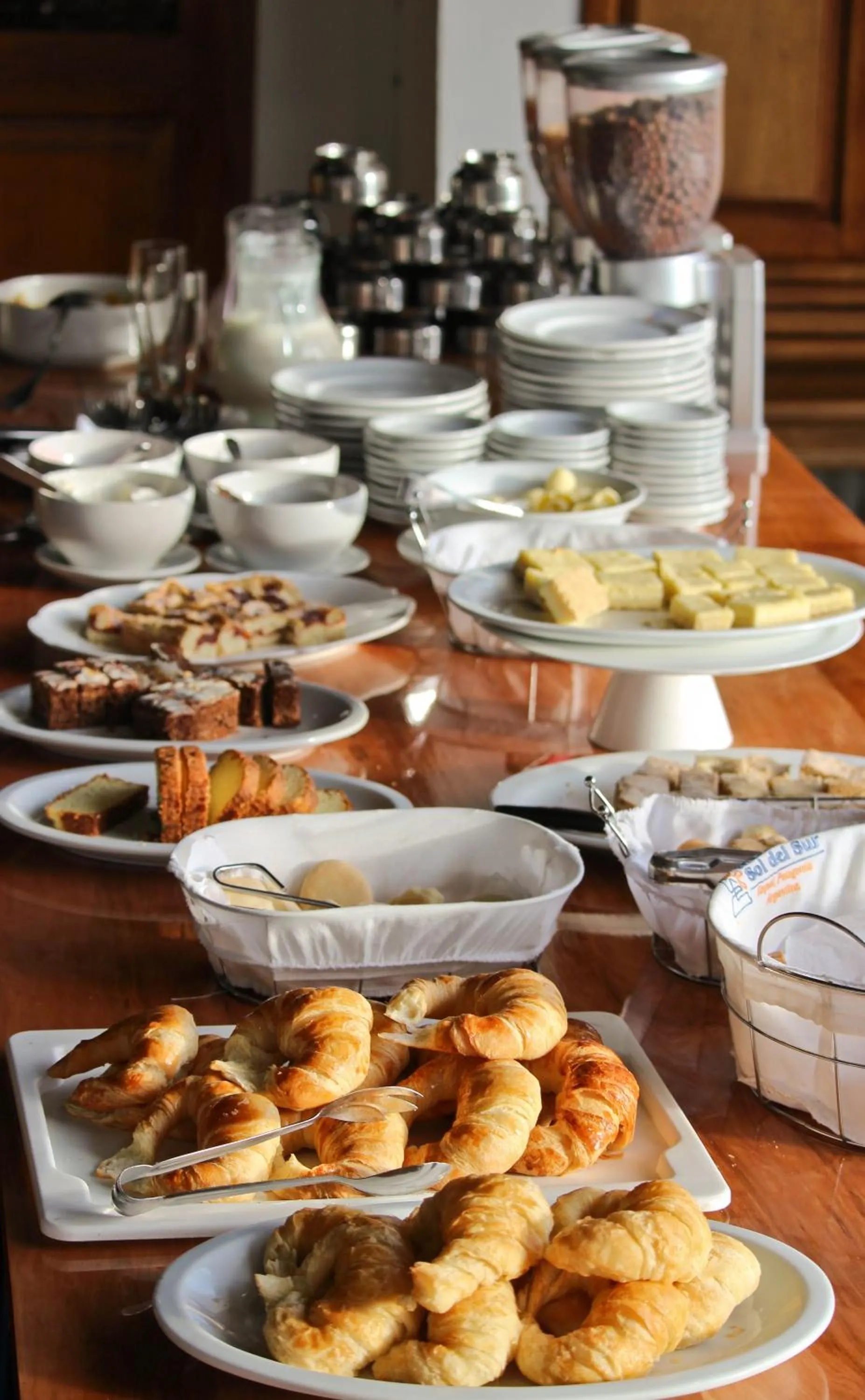 Continental breakfast in Hotel Sol del Sur