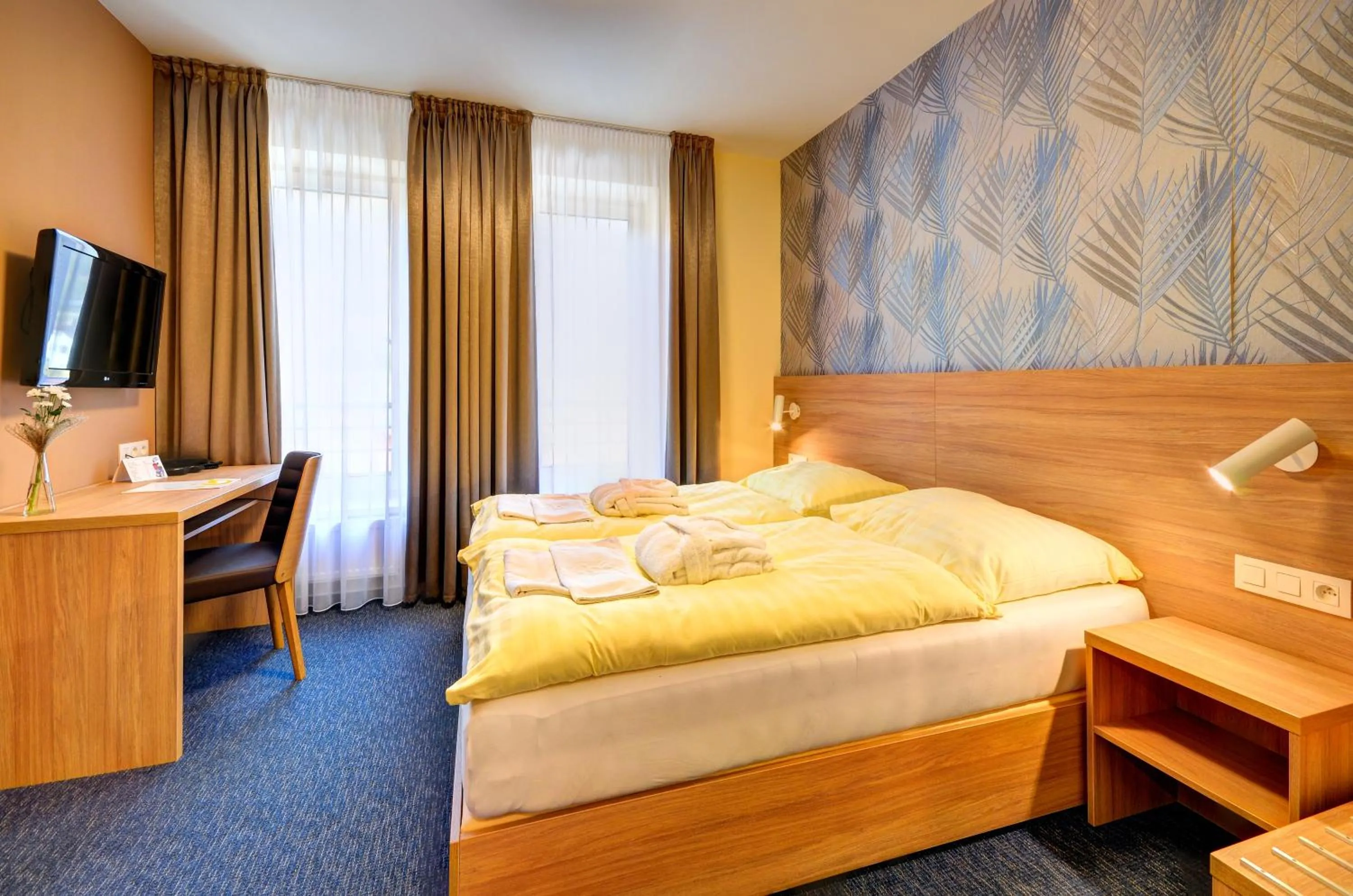 Bedroom, Bed in Hotel Helios