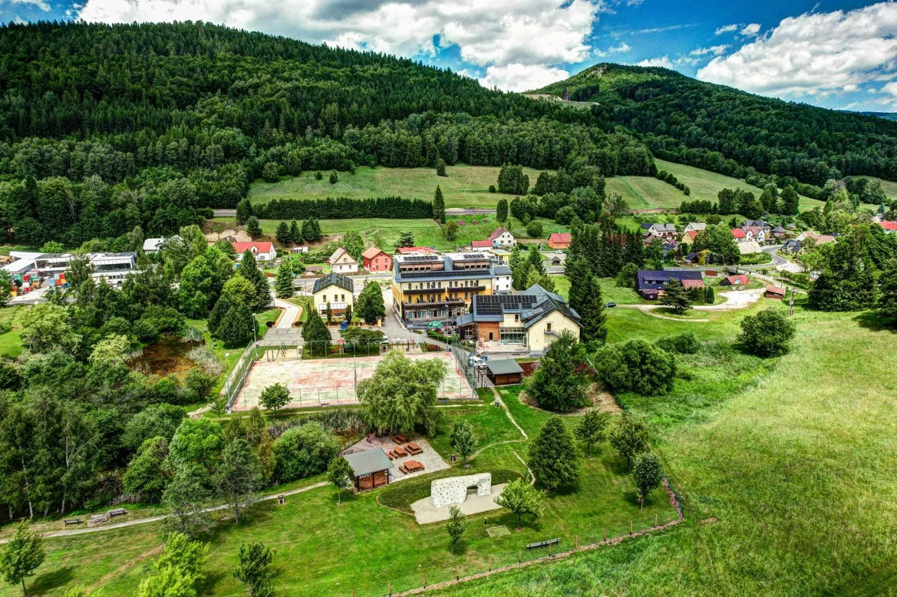 Bird's eye view in Hotel Helios